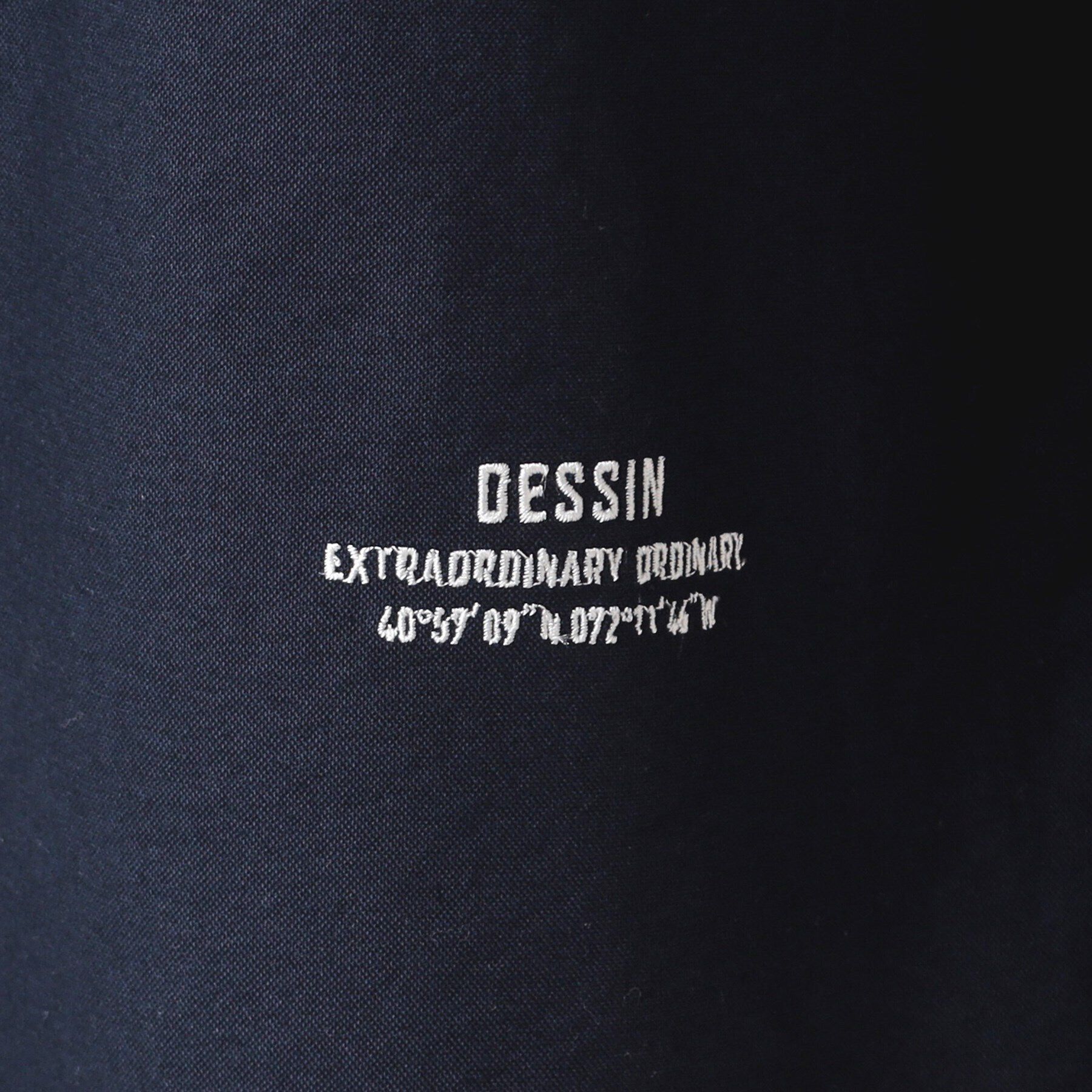 Dessin「【ユニセックス】刺繍入りオックスシャツ」|シャツ・ブラウス|