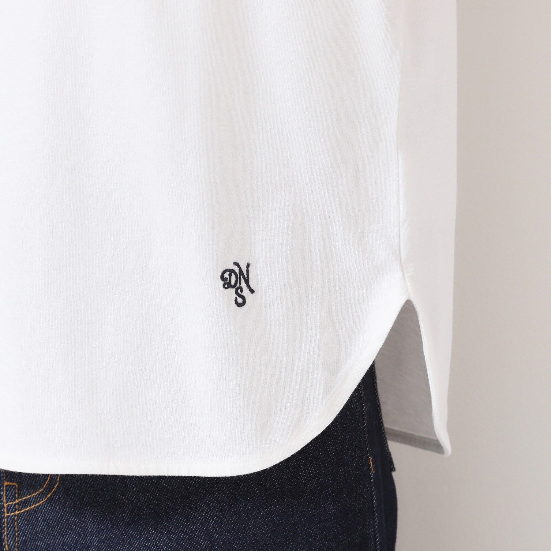 Dessin「【レイヤード・1枚着・プチプラ】シャツテールTシャツ（XS～L）」|Tシャツ・カットソー|