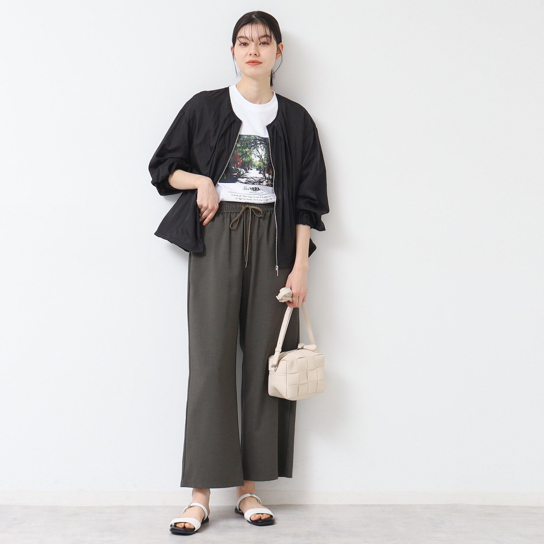 Dessin「【洗える】クルーネックブルゾン（S～L）」|ブルゾン・スタジャン|