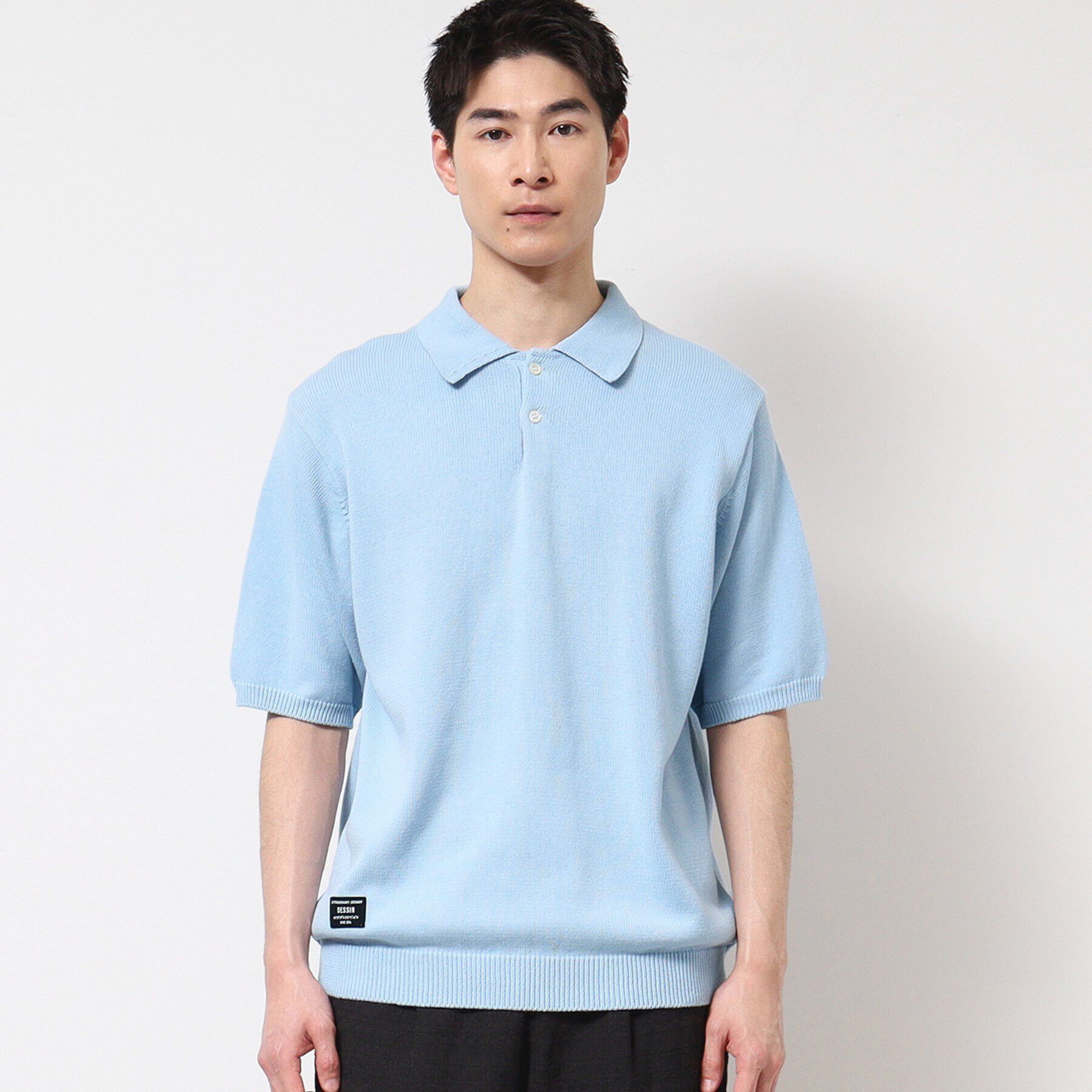 Dessin「【洗える】ニットポロシャツ」|ポロシャツ|