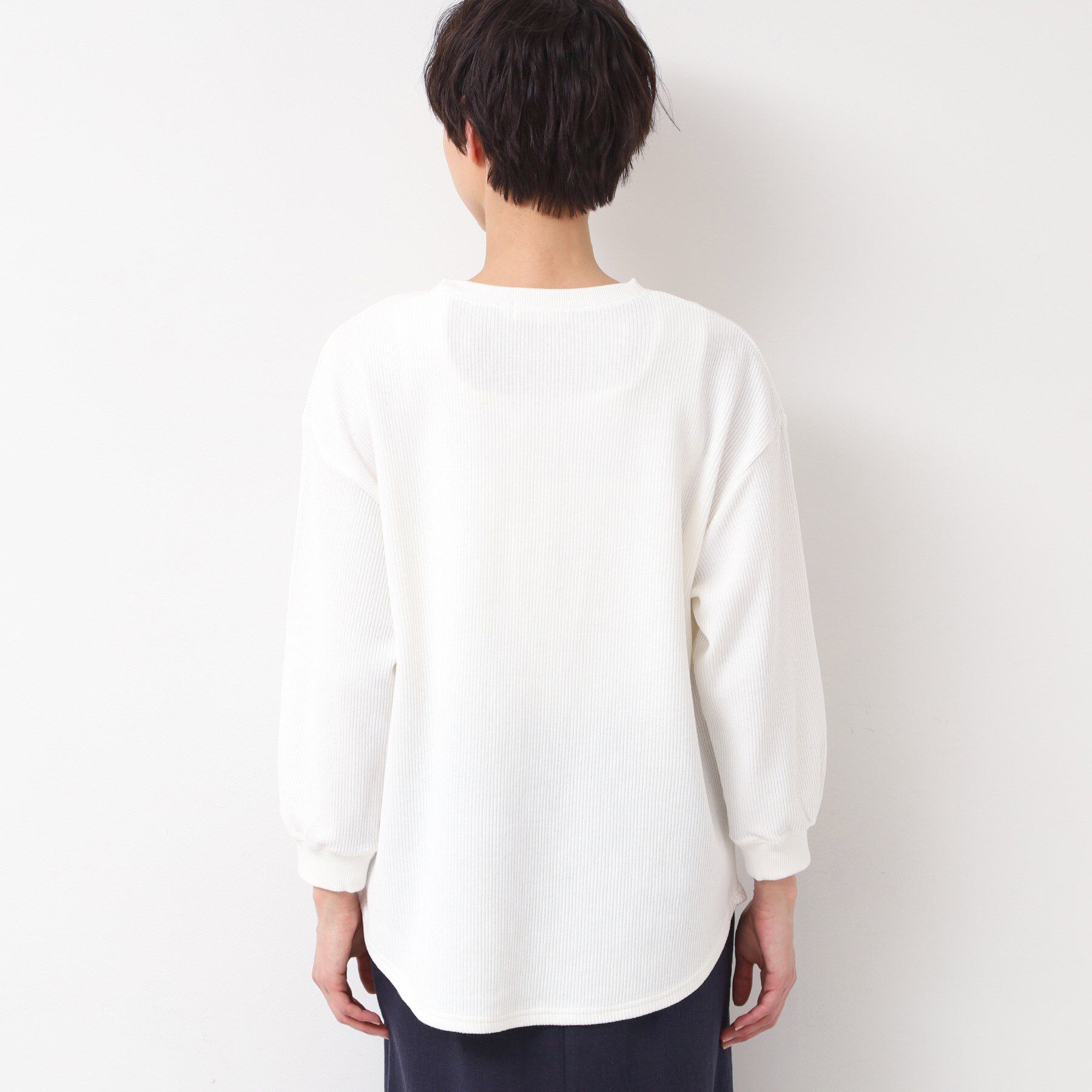 Dessin「【洗える】ヘンリーネックカットソー」|Tシャツ・カットソー|