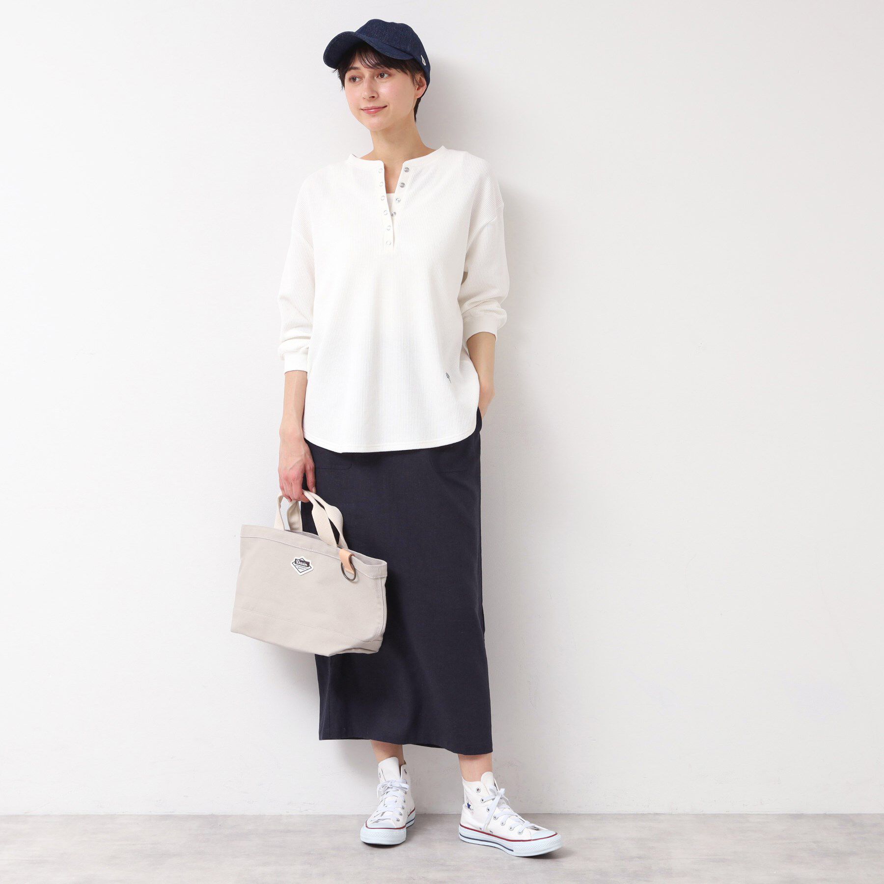 Dessin「【セットアップ可能・洗える】パッチポケット付ストレートスカート」|スカート|