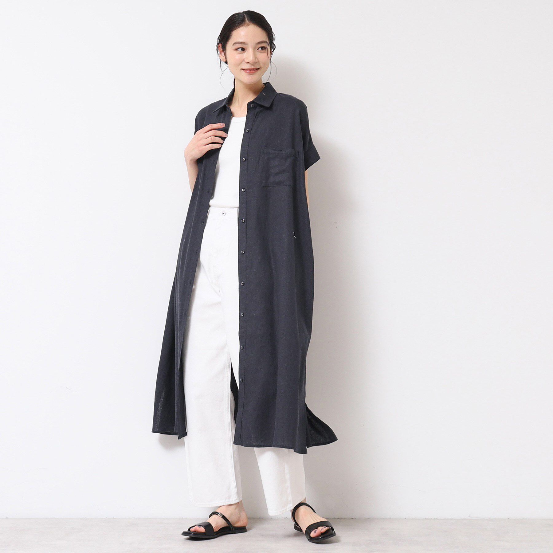 Dessin「【洗える】シャツワンピース（S～L）」|ワンピース|