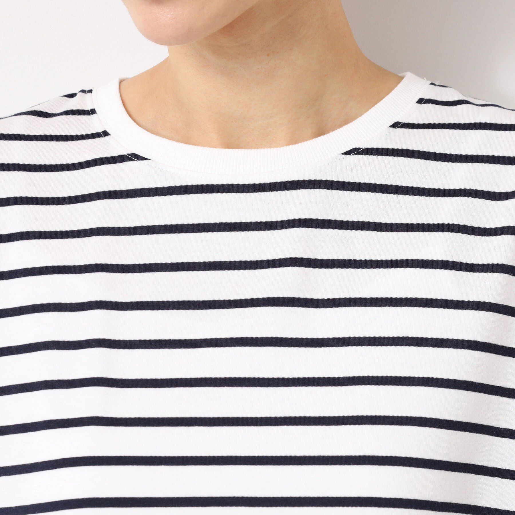 Dessin「【洗える・UV】ドローコード付きフレンチスリーブカットソー」|Tシャツ・カットソー|