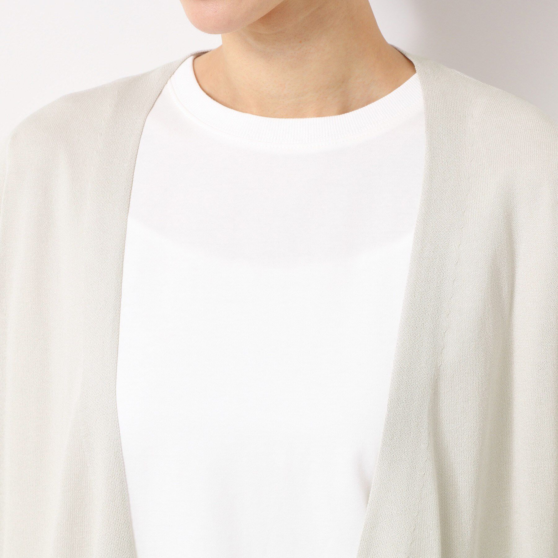 Dessin「【接触冷感・洗える】ドルマンスリーブひんやりカーディガン（S～L）」|カーディガン|