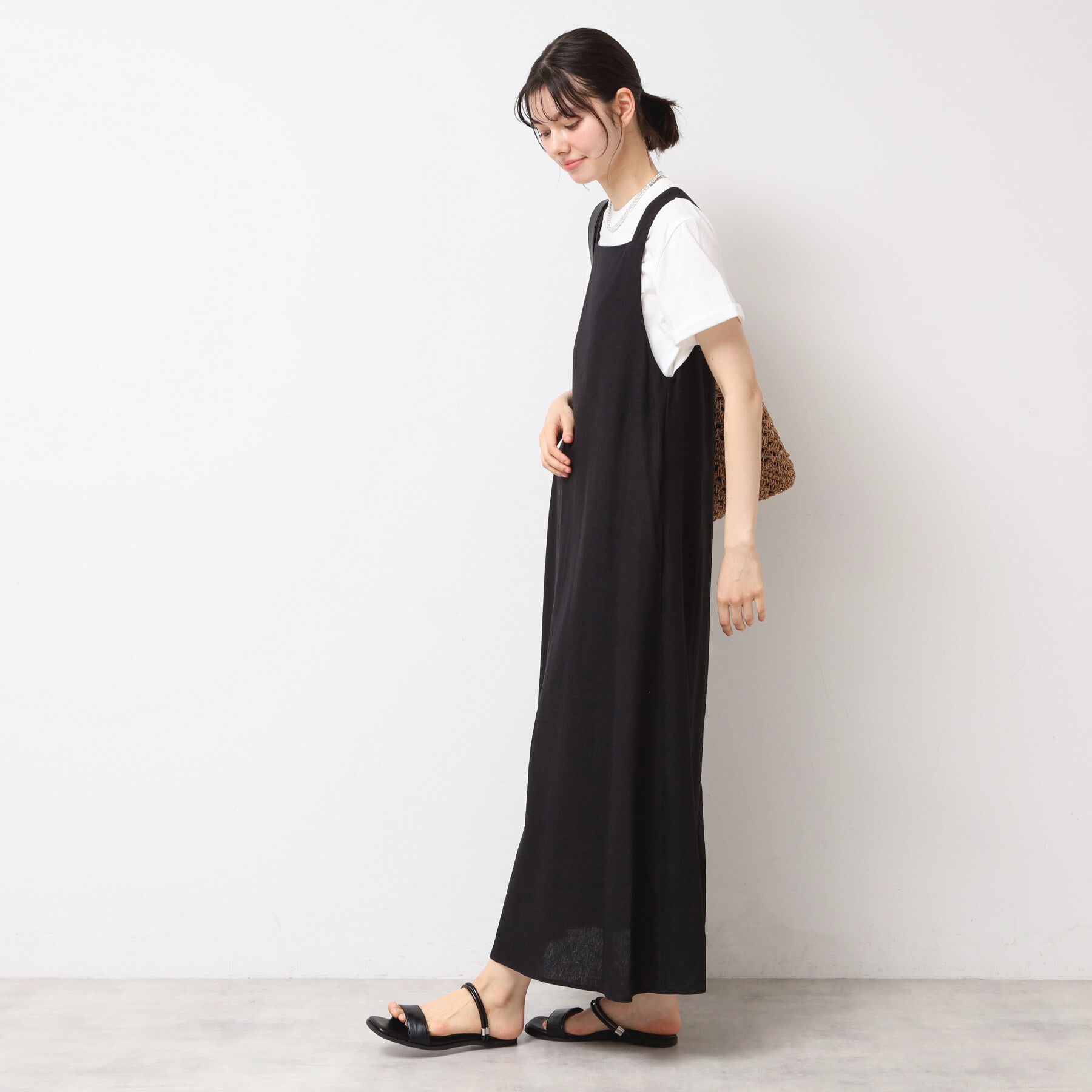 Dessin「【洗える】テントラインジャンパースカート」|ワンピース|