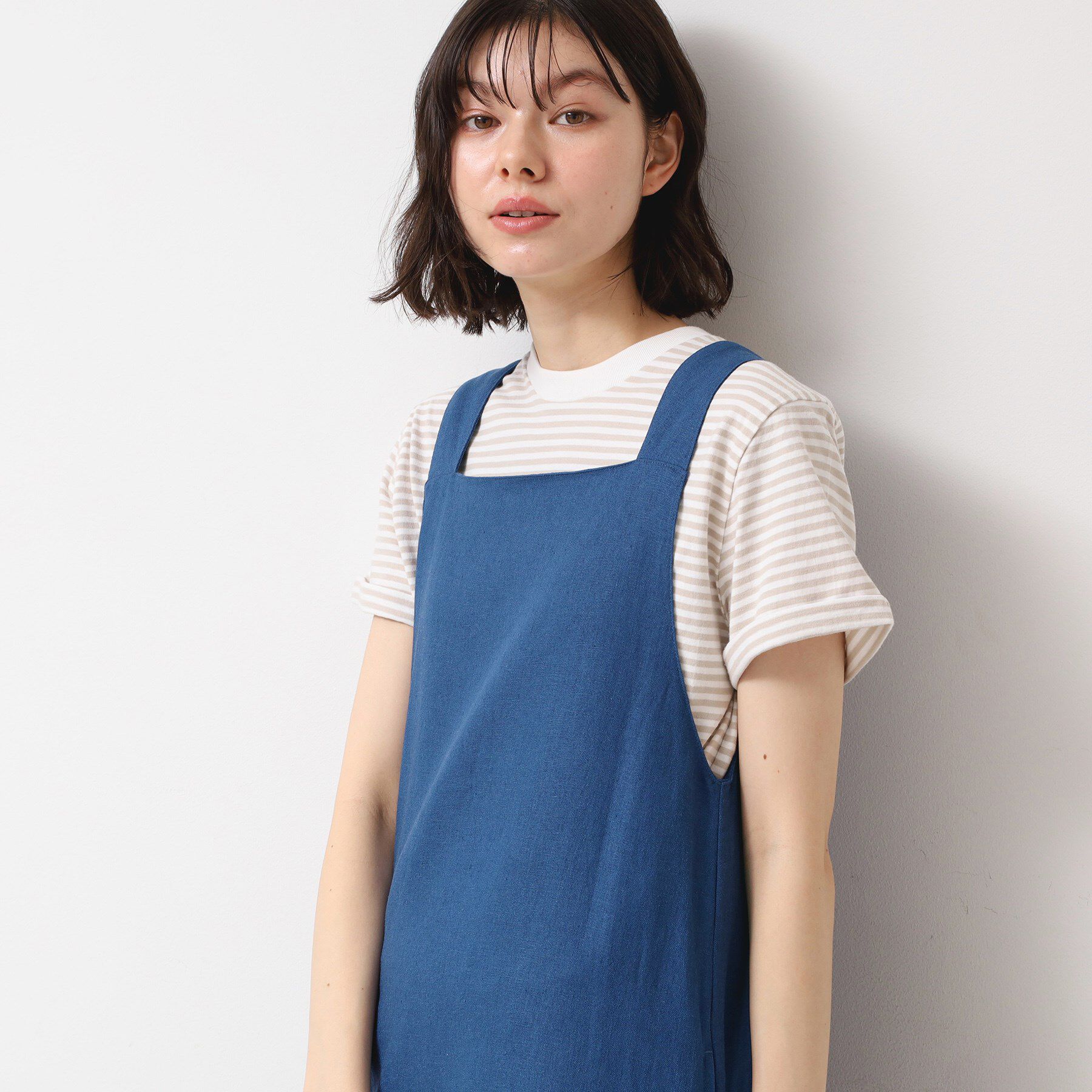 Dessin「【洗える】テントラインジャンパースカート」|ワンピース|