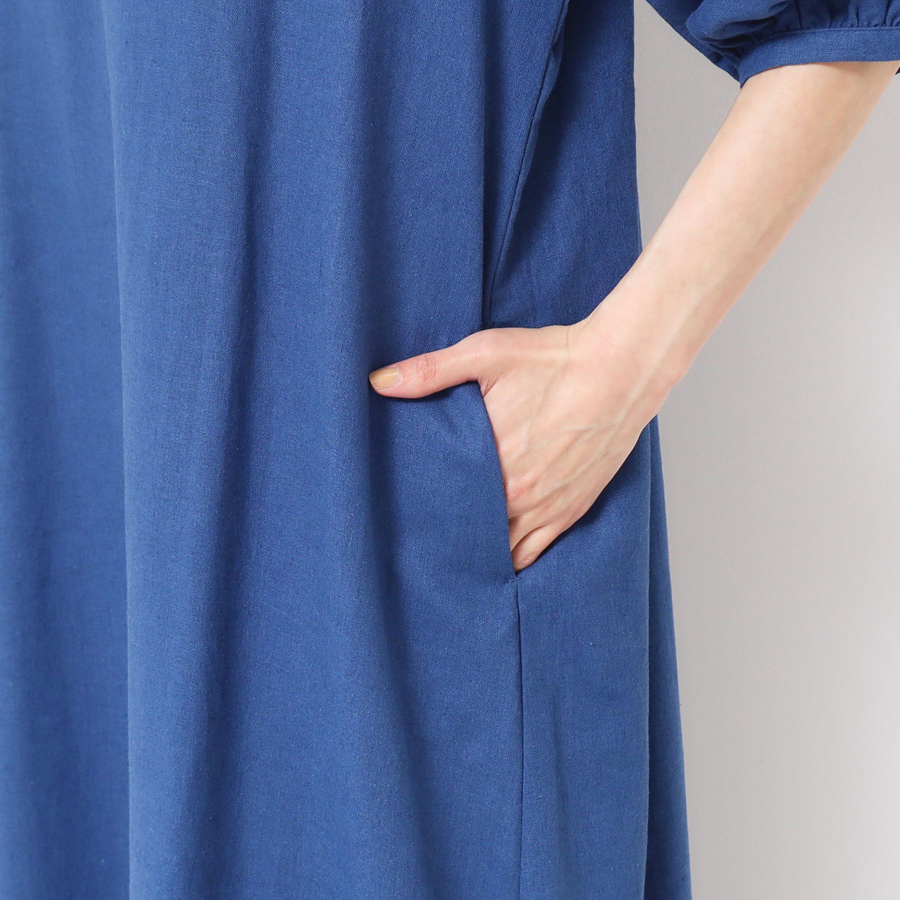 Dessin「【洗える】パフスリーブAラインワンピース（S～L）」|ワンピース|