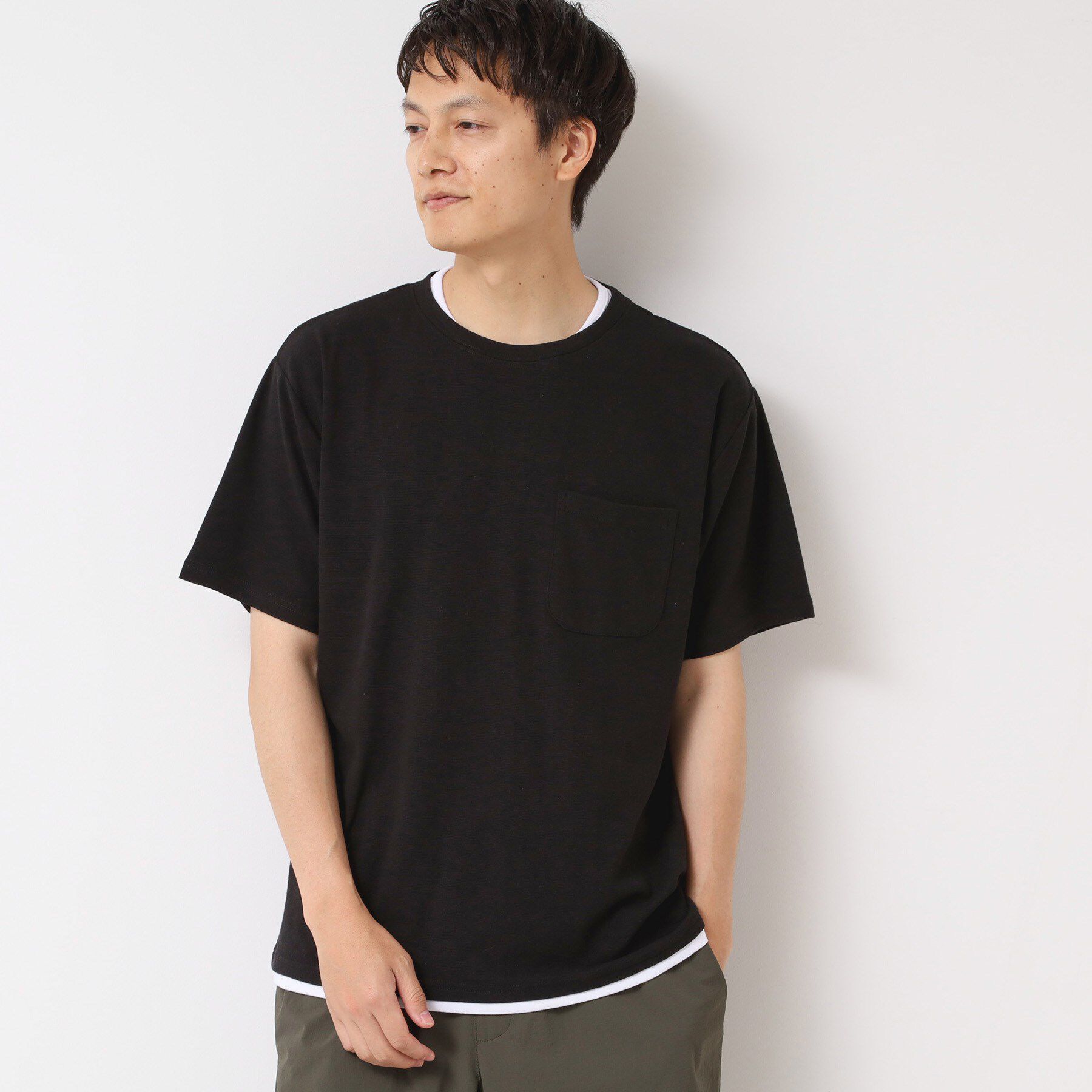 Dessin「レイヤードライクTシャツ」|Tシャツ・カットソー|