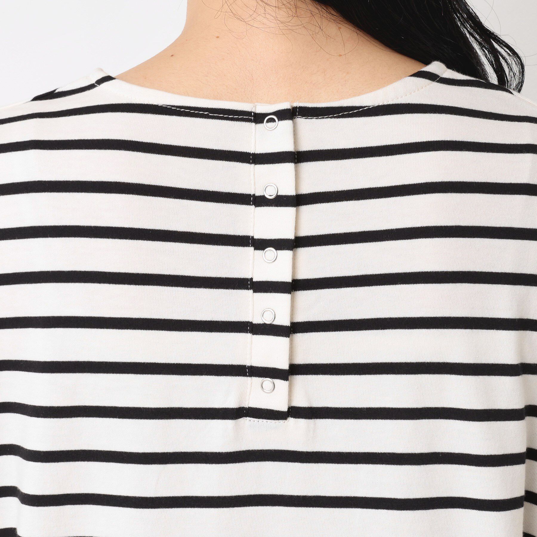 Dessin「【洗える】フレンチスリーブロゴ入りTシャツ」|Tシャツ・カットソー|