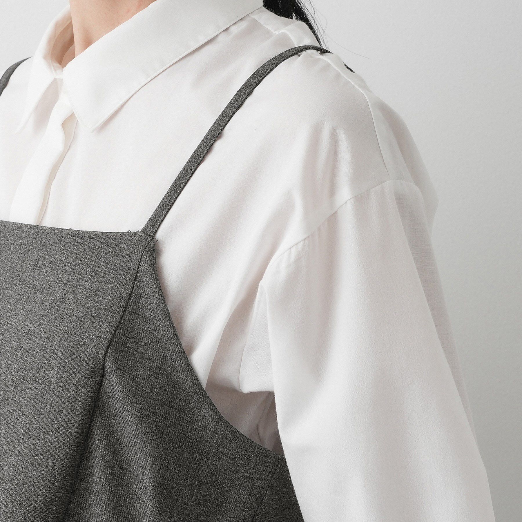 Dessin「【セットアップ可・洗える】ギャザーレイヤードキャミソール」|キャミソール|