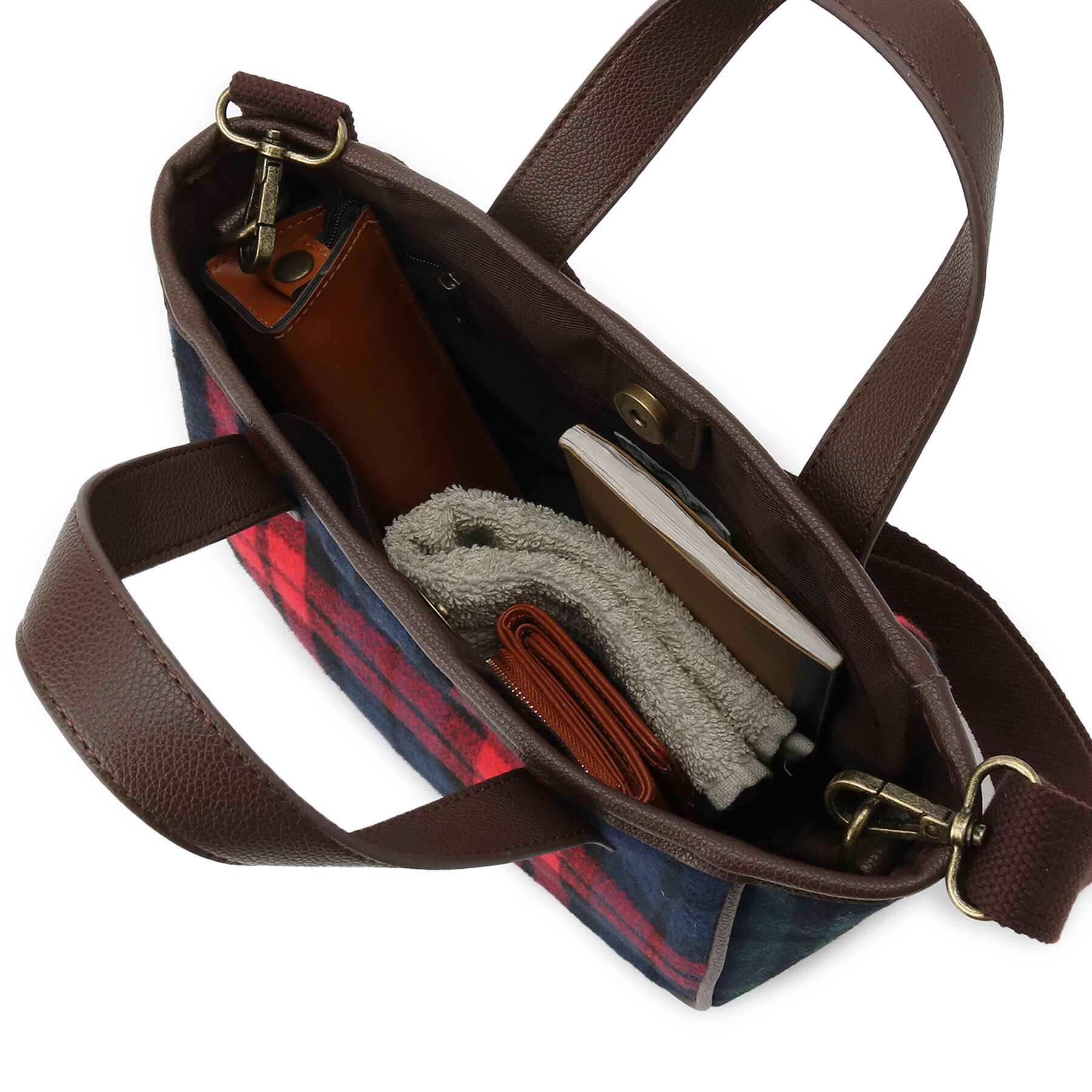 Dessin「【2WAY・軽量】チェックトート」|トートバッグ|