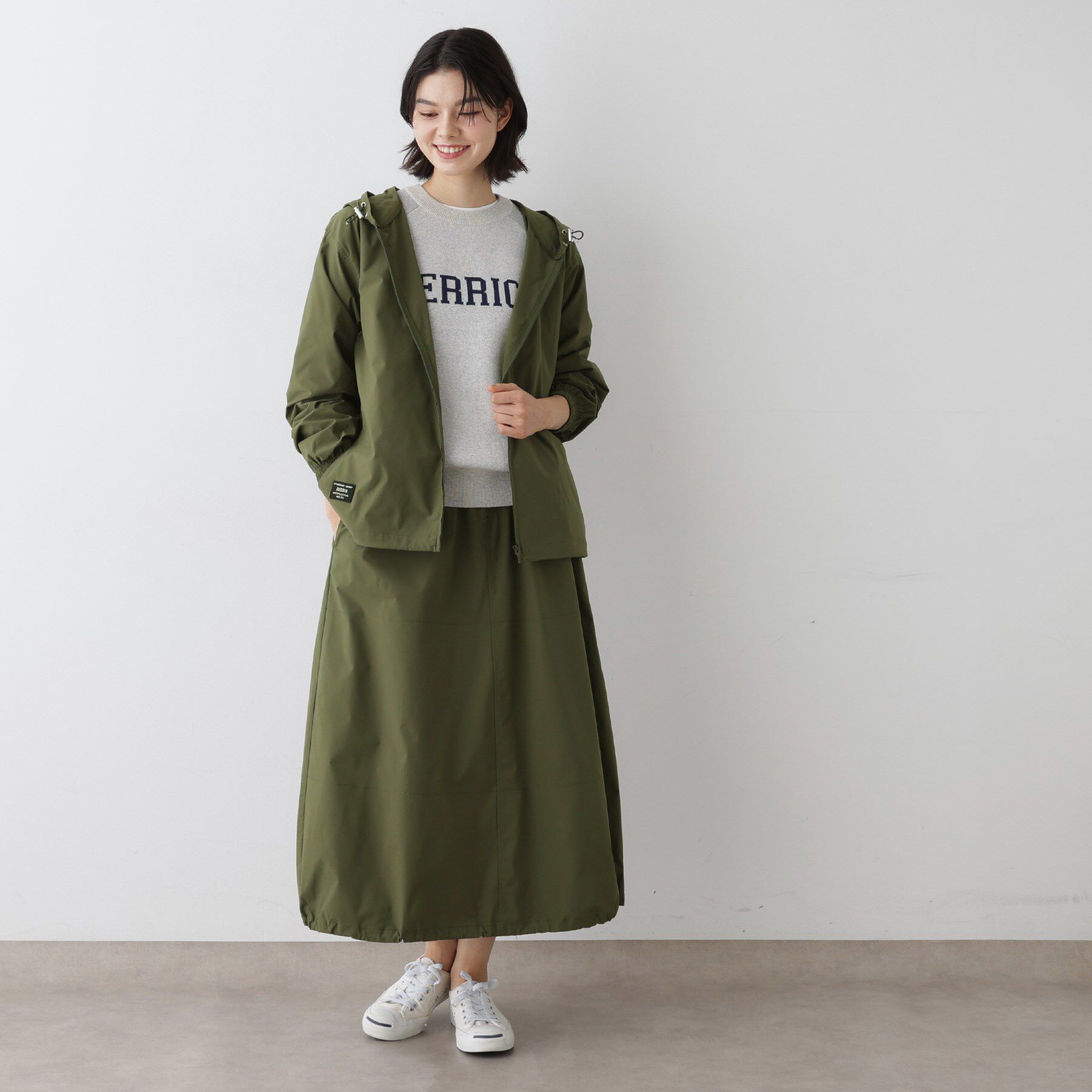 Dessin「【セットアップ可・洗える】裾スピンドル付きイージースカート」|スカート|