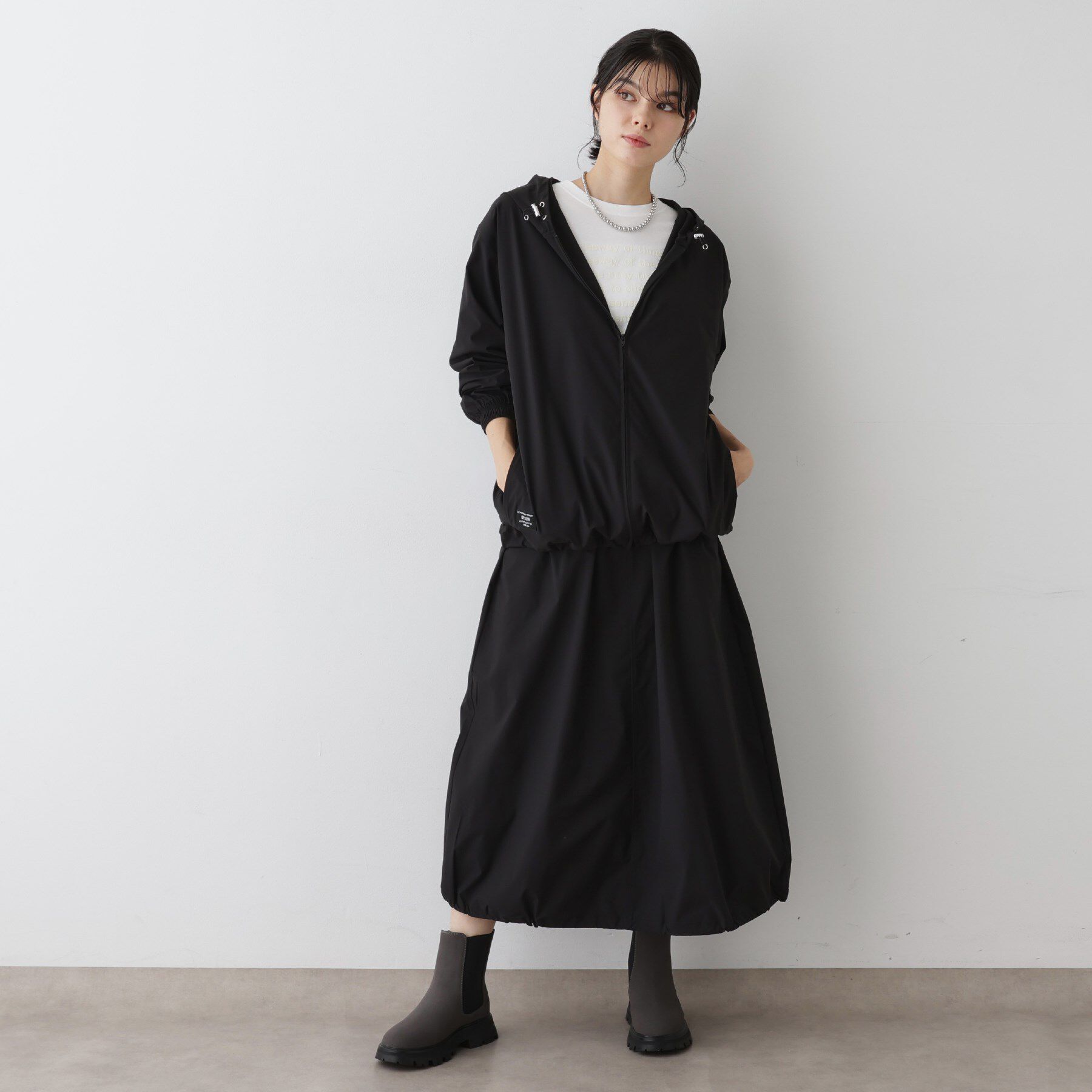 Dessin「【セットアップ可・洗える】裾スピンドル付きイージースカート」|スカート|