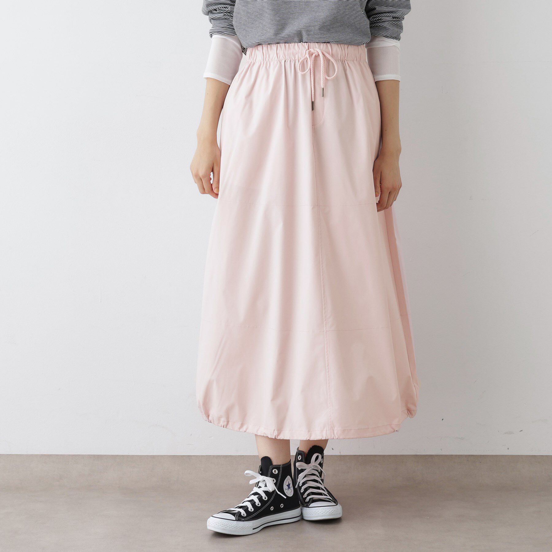 Dessin「【セットアップ可・洗える】裾スピンドル付きイージースカート」|スカート|