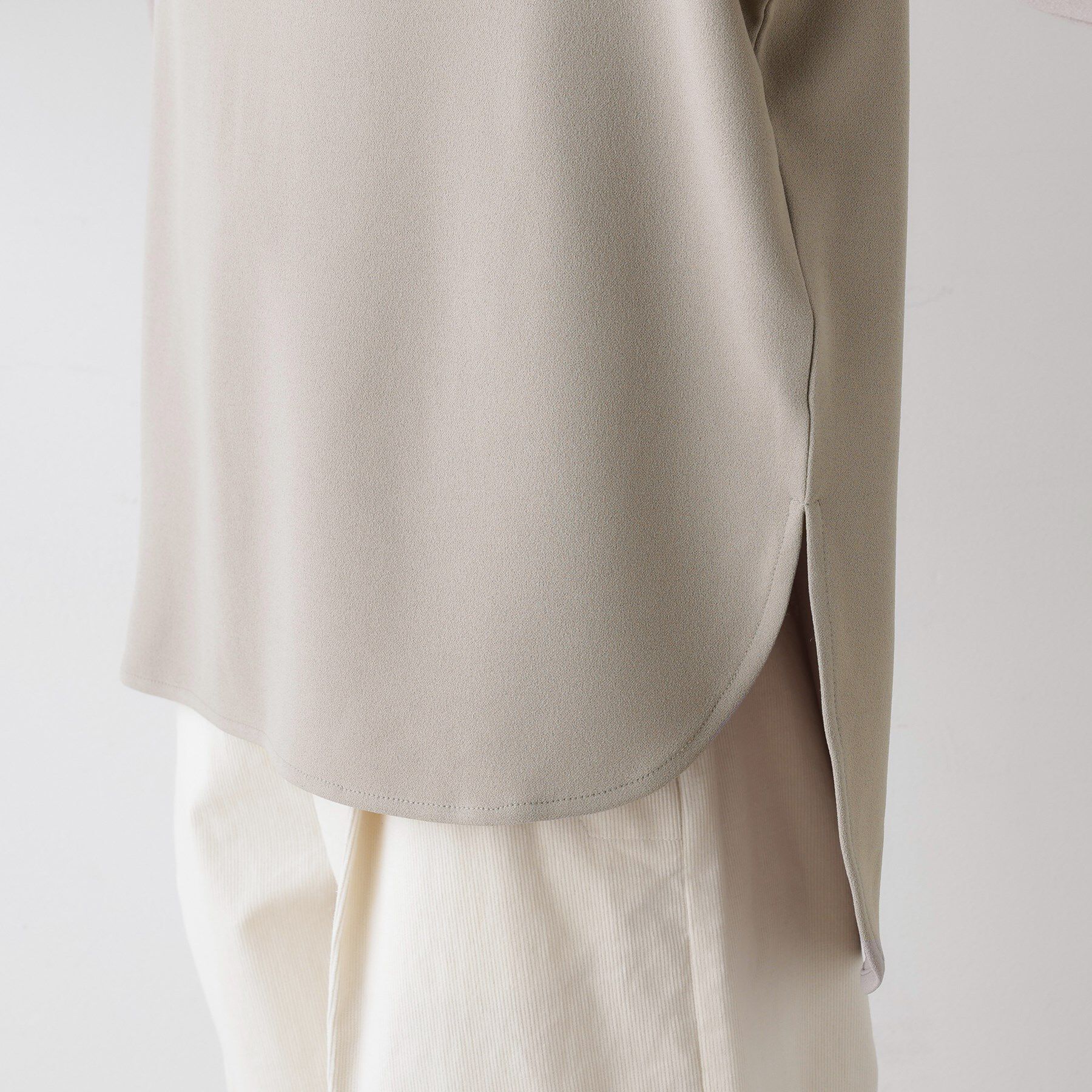 Dessin「【体型カバー・洗える】ドロップショルダーブラウス」|シャツ・ブラウス|