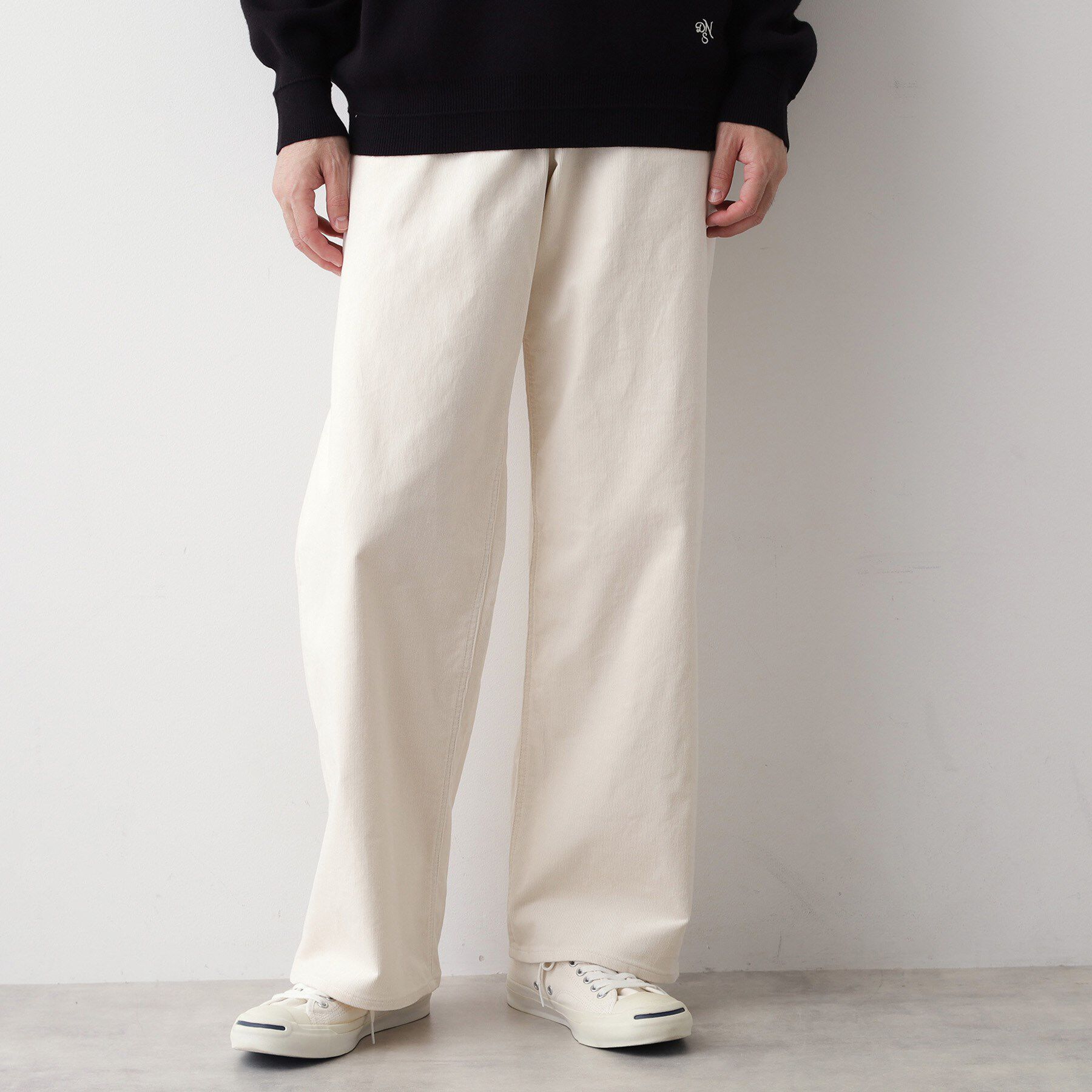 Dessin「【洗える】コーデュロイパンツ」|その他|ホワイト(002)