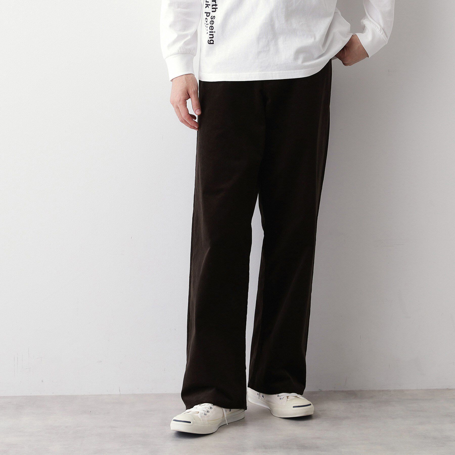 Dessin「【洗える】コーデュロイパンツ」|その他|ブラウン(044)