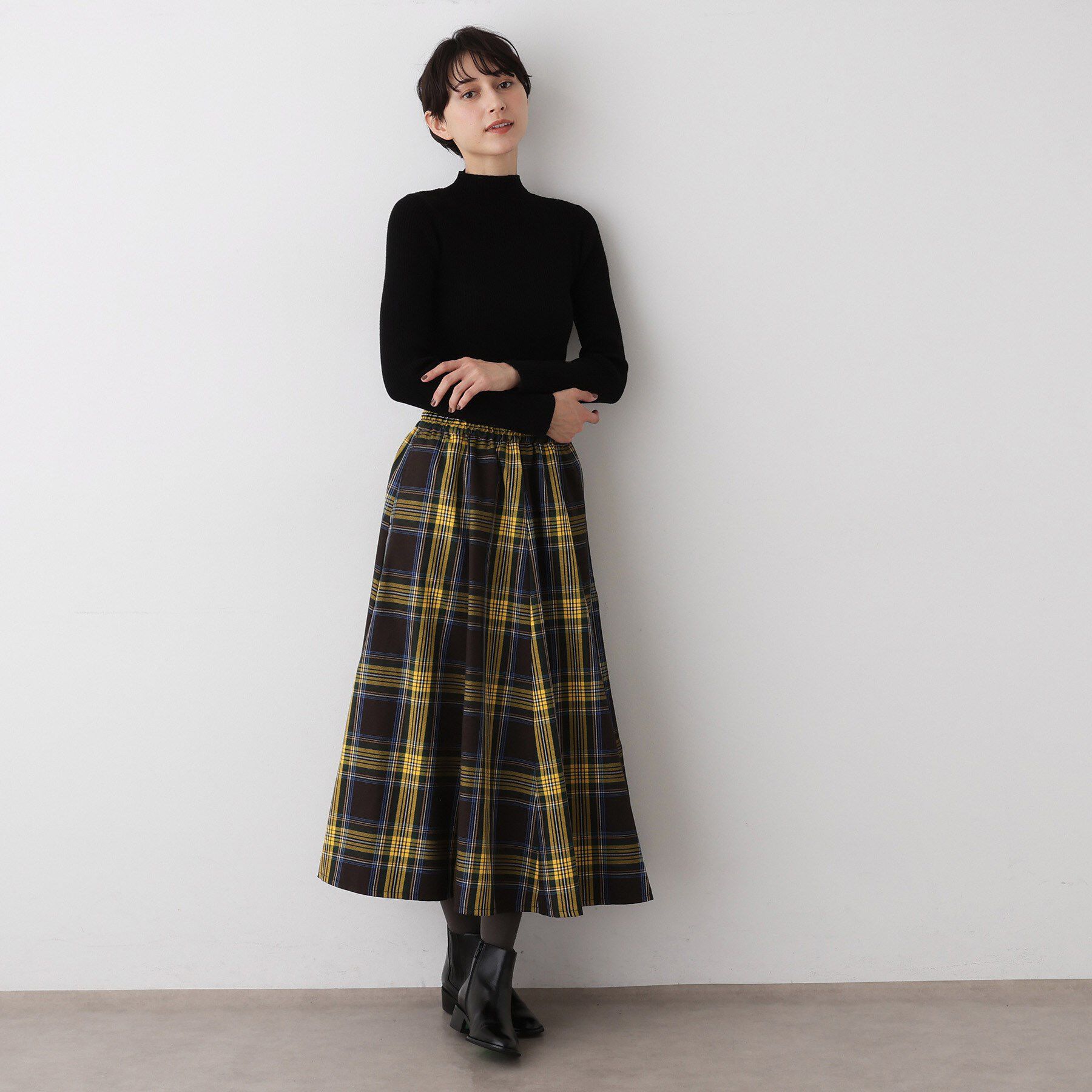 Dessin「【洗える】リブタートルネックニット」|ニット・セーター|