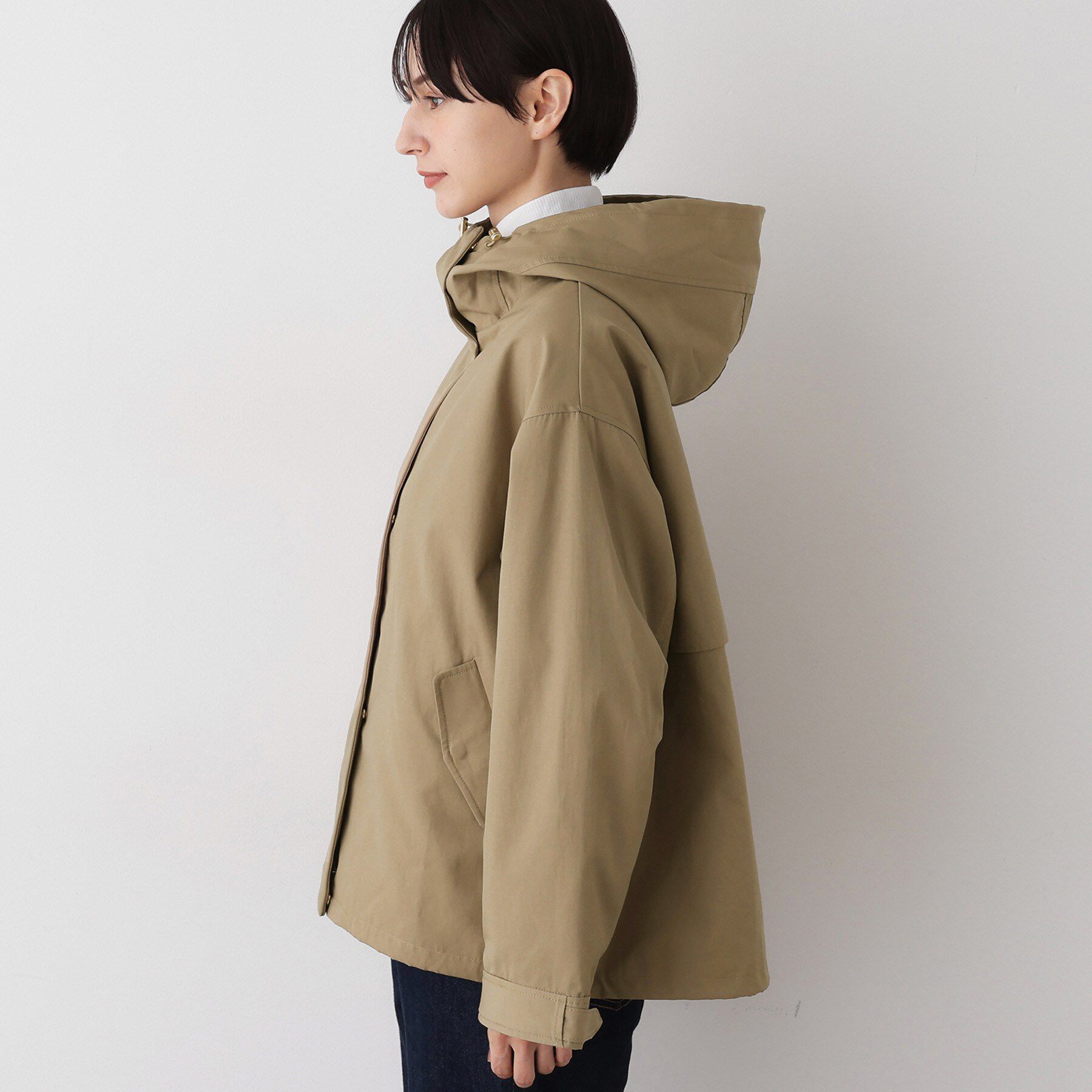 Dessin「【洗える】裾ドローコード付きマウンテンパーカ」|その他|