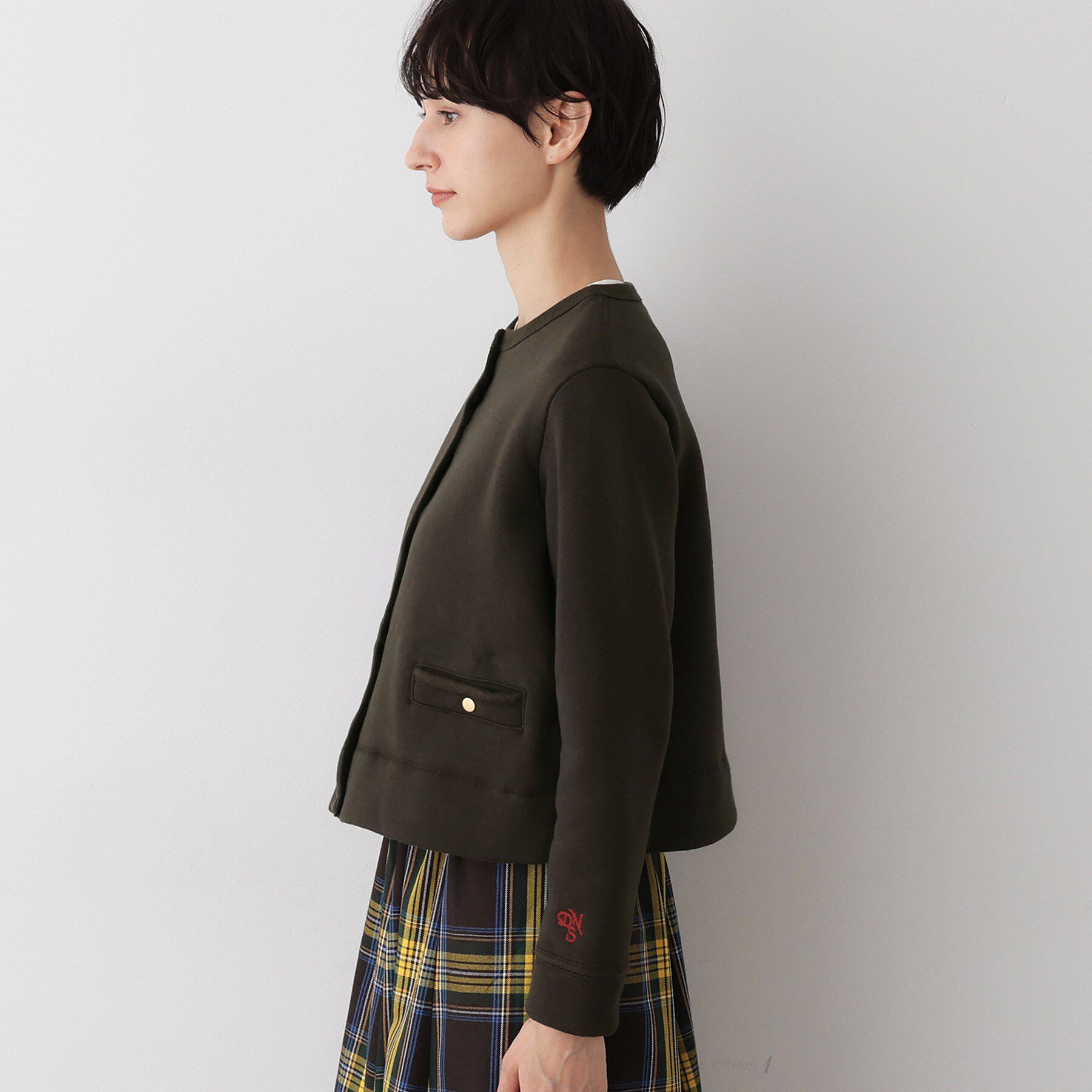 Dessin「【日本製/洗える】吊り裏毛カーディガン」|カーディガン|