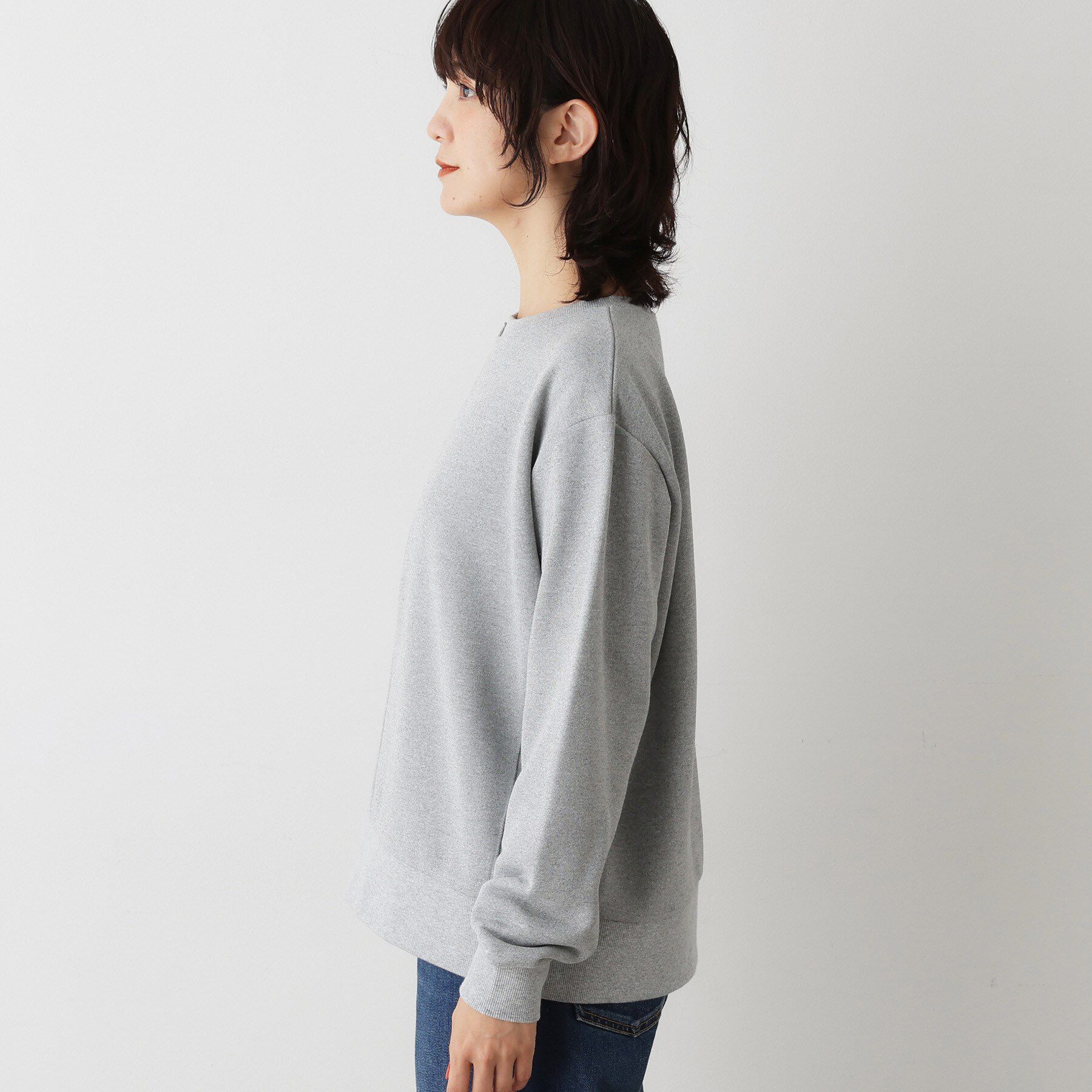 Dessin「【洗える】ハーフジップ裏毛」|パーカー|