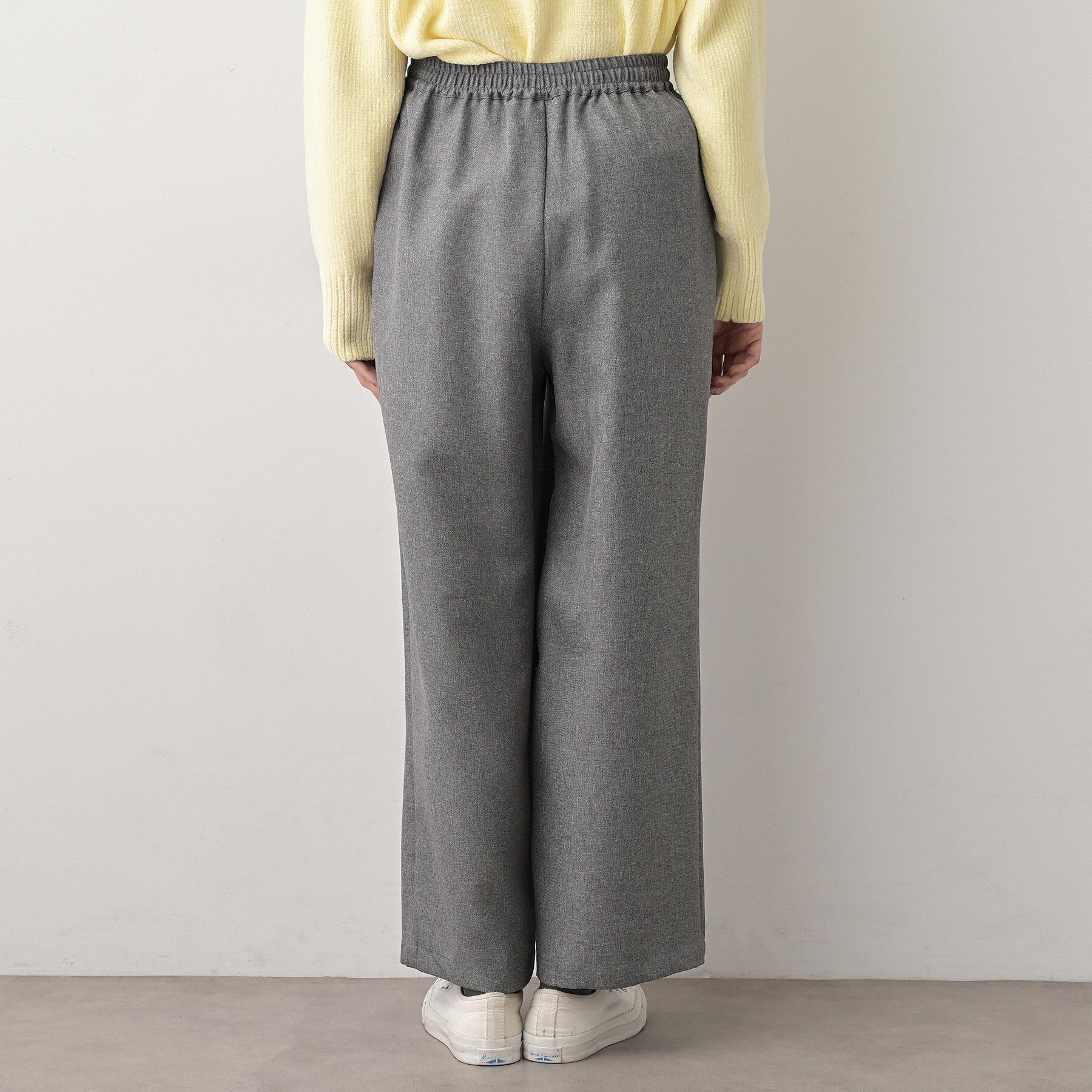 Dessin「【セットアップ可/ウエスト総ゴム】ツイードライクワイドパンツ」|その他|