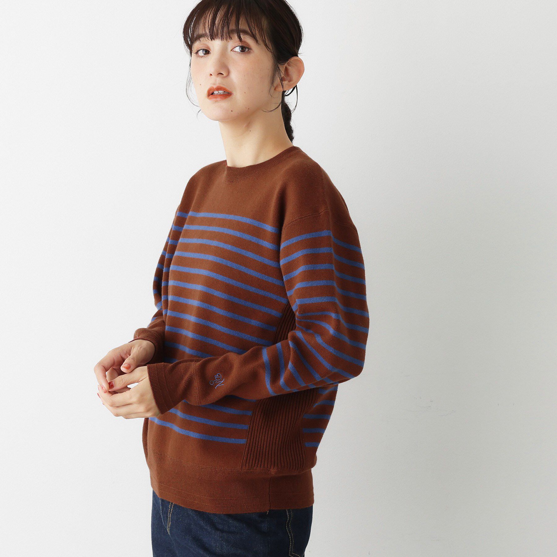 Dessin「【ユニセックス／洗える】コットンカシミヤブレンドセーター」|ニット・セーター|