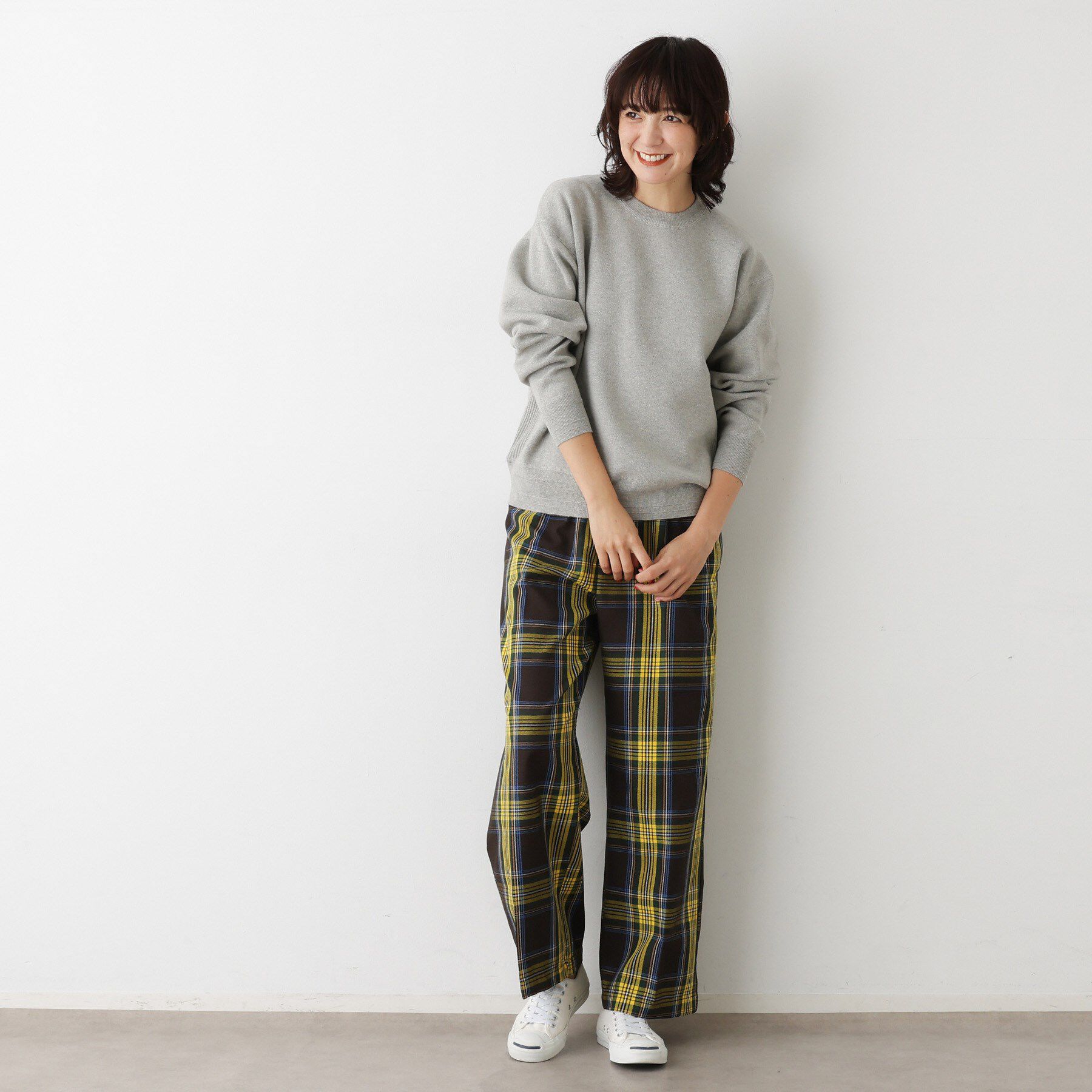 Dessin「【ユニセックス／洗える】コットンカシミヤブレンドセーター」|ニット・セーター|