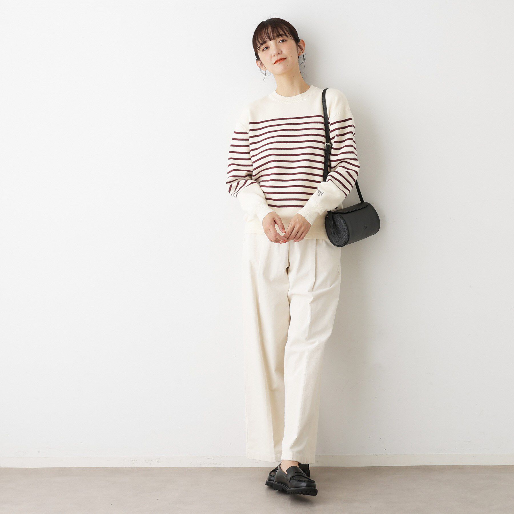 Dessin「【ユニセックス／洗える】コットンカシミヤブレンドセーター」|ニット・セーター|