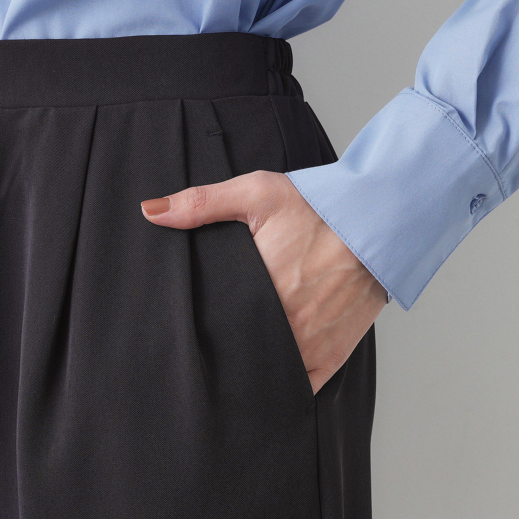 Dessin「【洗える】マットドレープワイドパンツ」|その他|