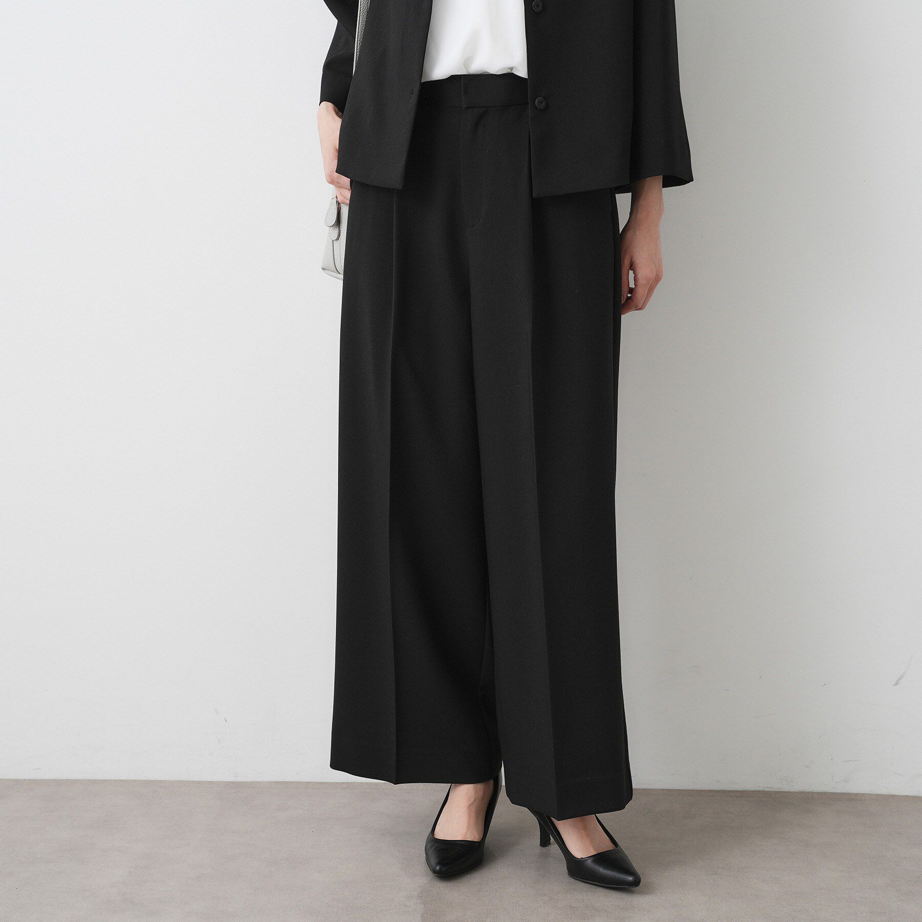 Dessin「【セットアップ可能/洗える】ダブルクロスワイドパンツ」|その他|