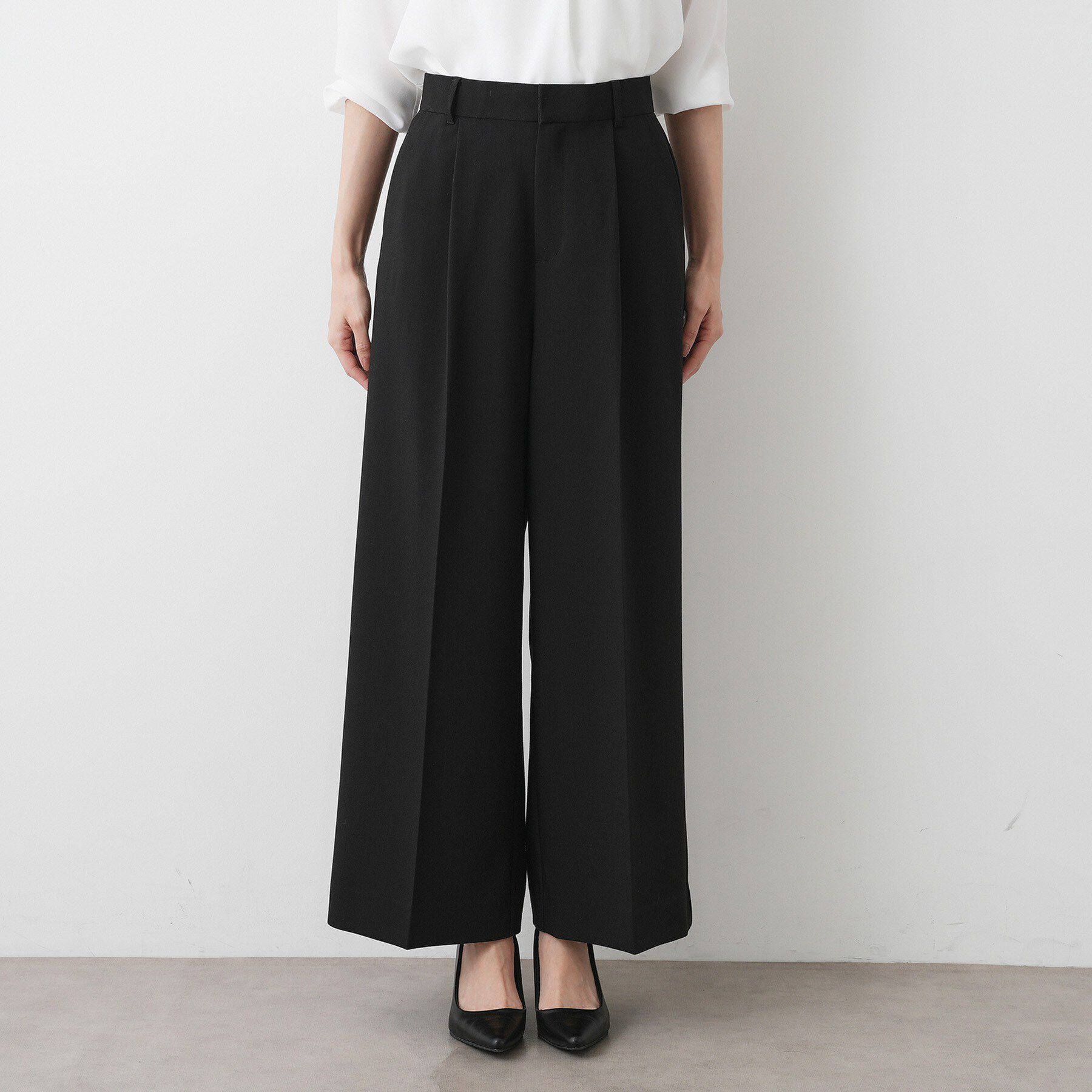 Dessin「【セットアップ可能/洗える】ダブルクロスワイドパンツ」|その他|