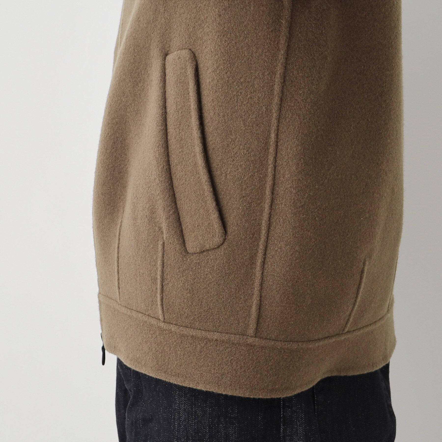 Dessin「【洗える】メルトンジャケット」|ステンカラーコート|