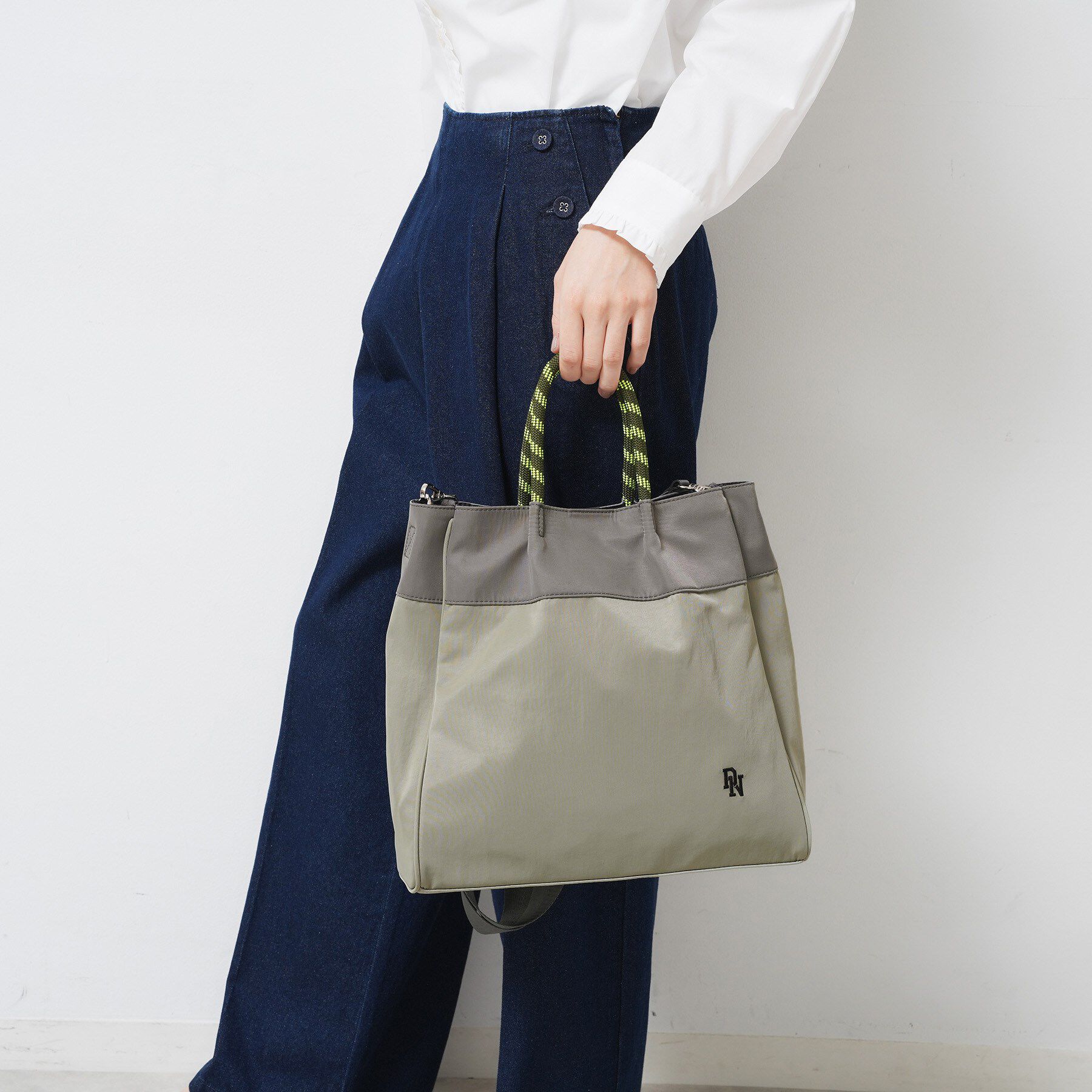 Dessin「【軽量・2WAY】カラーコードトート」|トートバッグ|グレージュ(550)