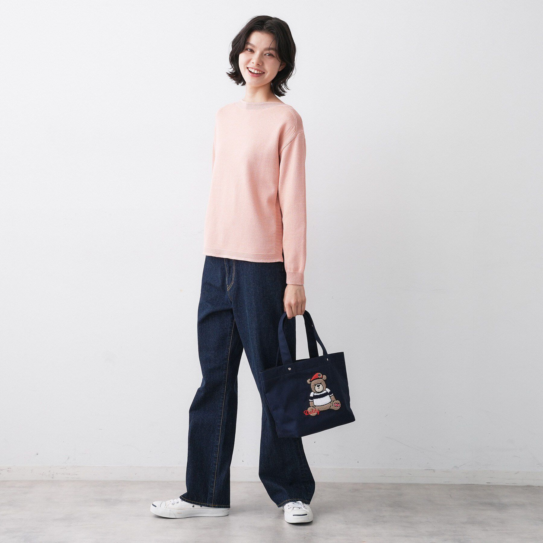 Dessin「Deddyさがら刺繍トートバッグ」|トートバッグ|