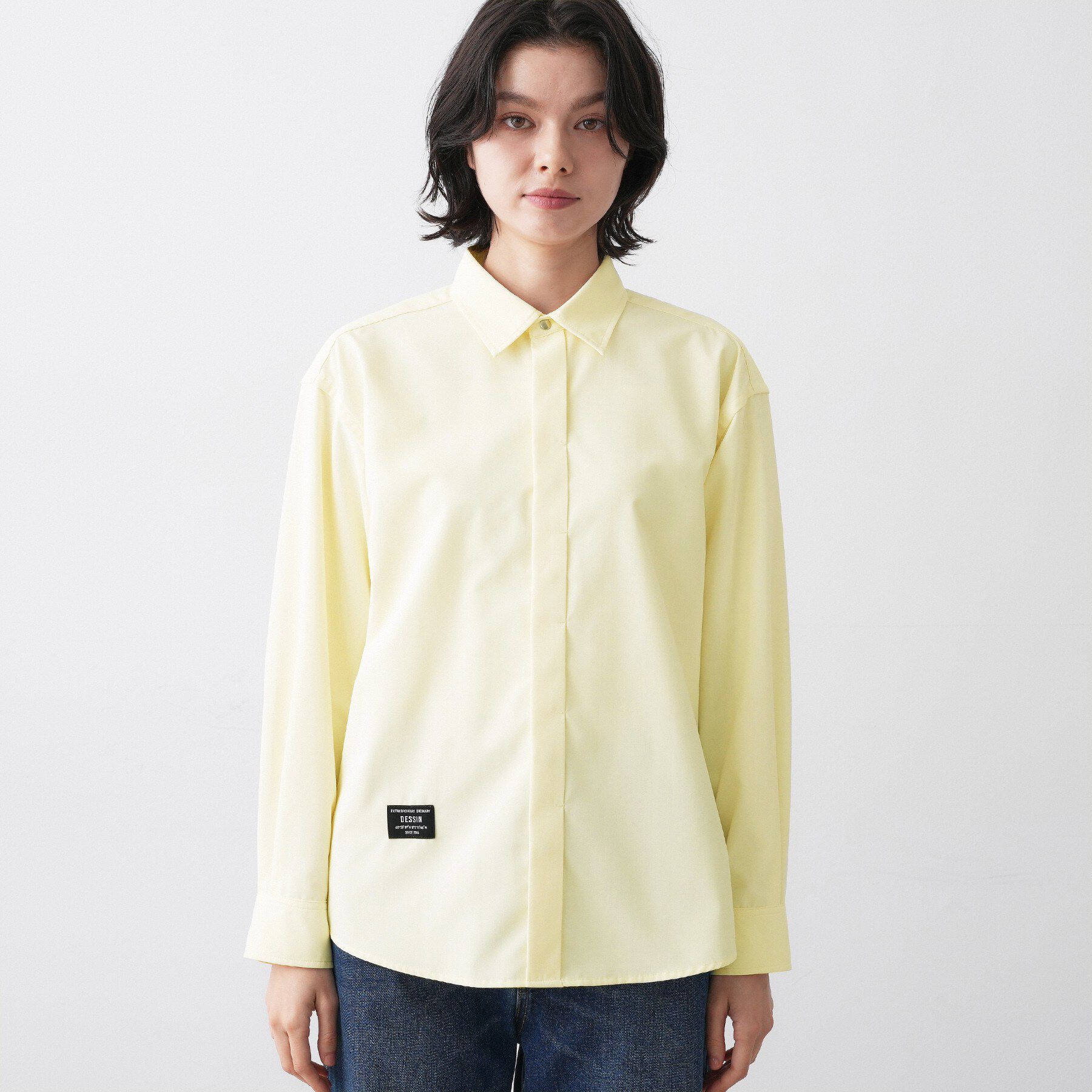 Dessin「【ユニセックス/撥水】コットンライクカラーシャツ」|シャツ・ブラウス|
