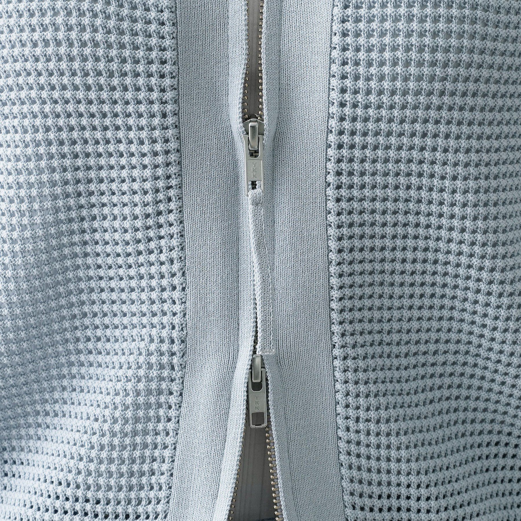 Dessin「【洗える】コットンメッシュニットカーディガン」|カーディガン|