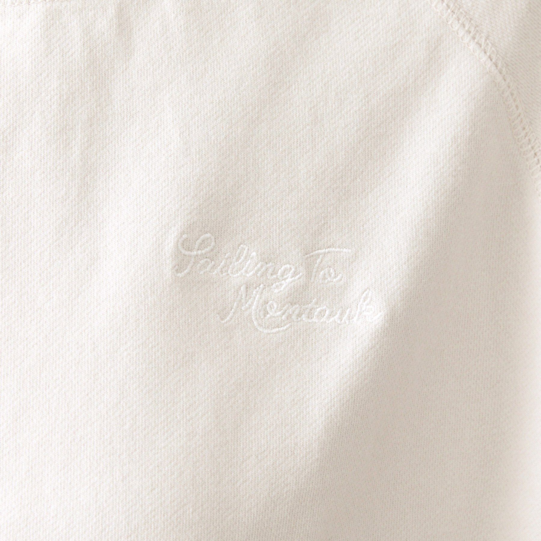 Dessin「【洗える】ミニ裏毛刺繍ロゴプルオーバー」|Tシャツ・カットソー|