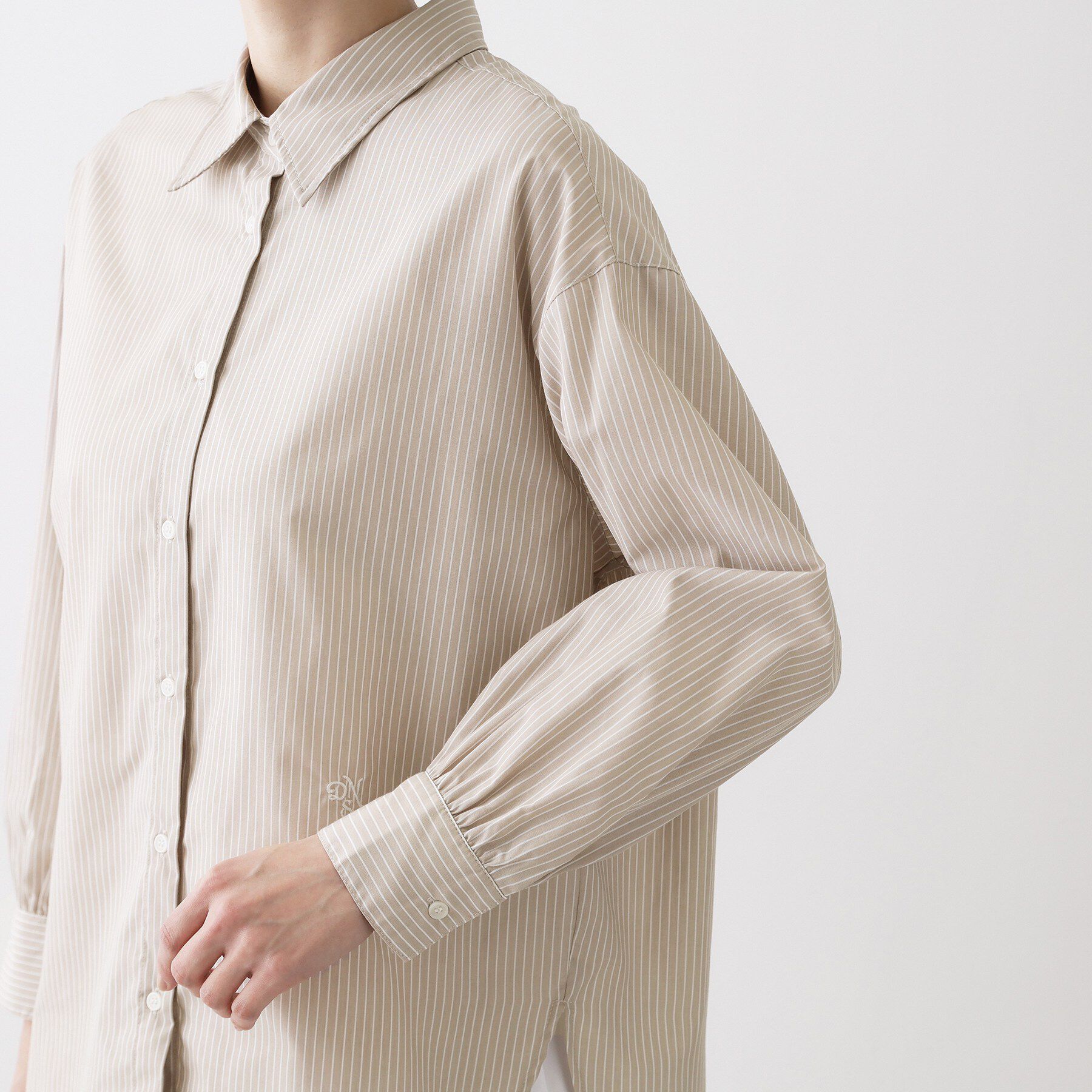 Dessin「【洗える】高密度ベーシックシャツ」|シャツ・ブラウス|