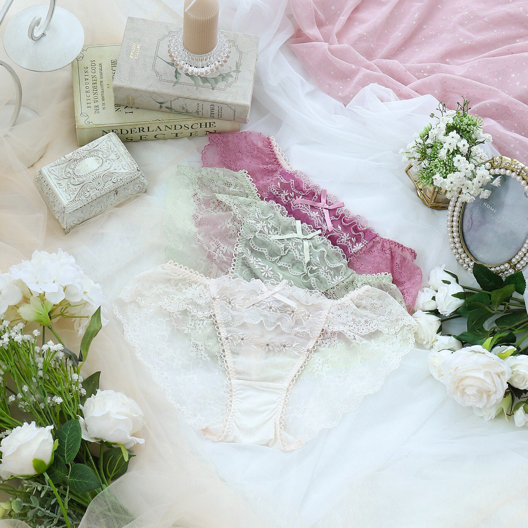 Risa Magli「ラーラ レースショーツ」|インナー|