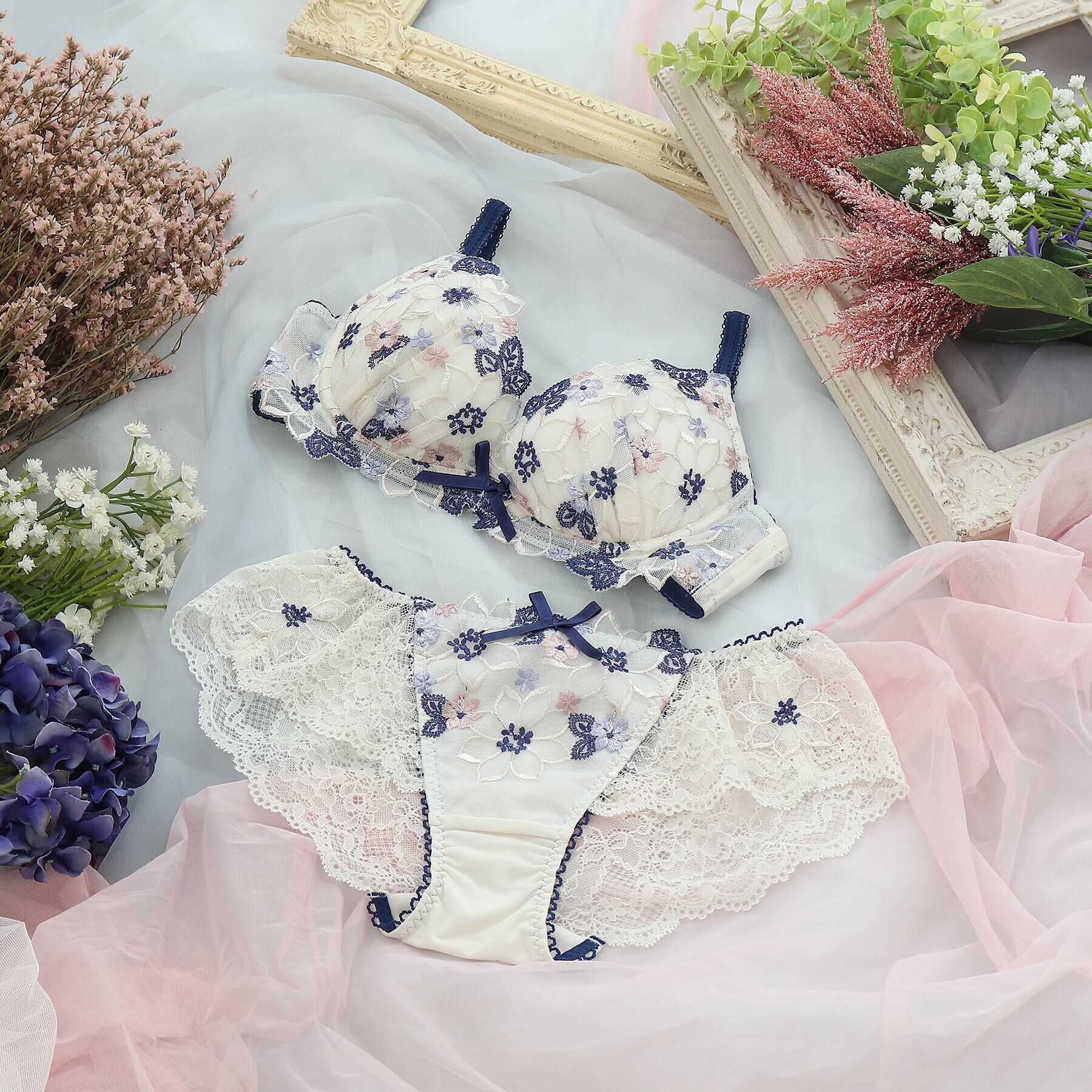 Risa Magli「カモミーユ レースショーツ」|インナー|