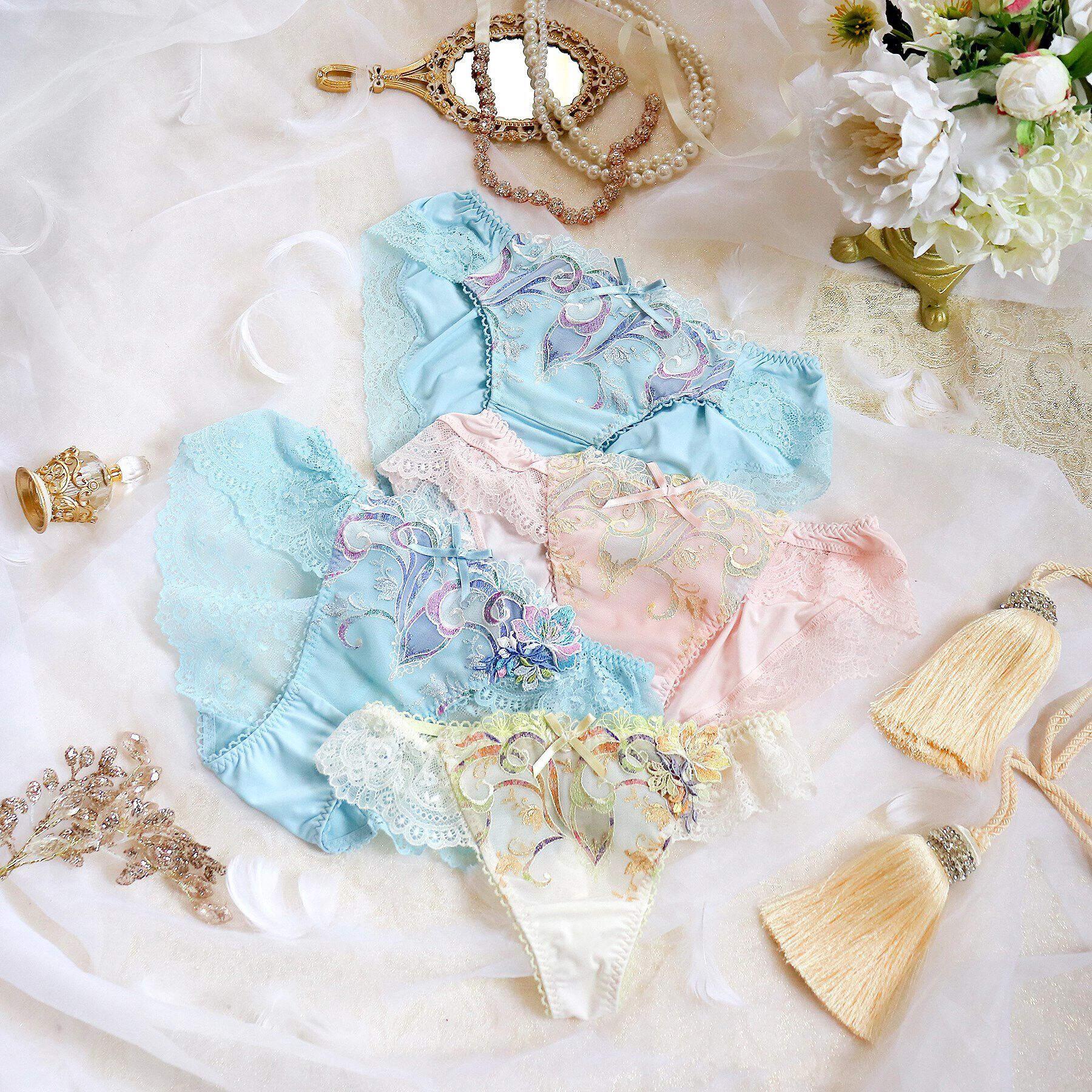 Risa Magli「シトリン Tバックショーツ」|インナー|