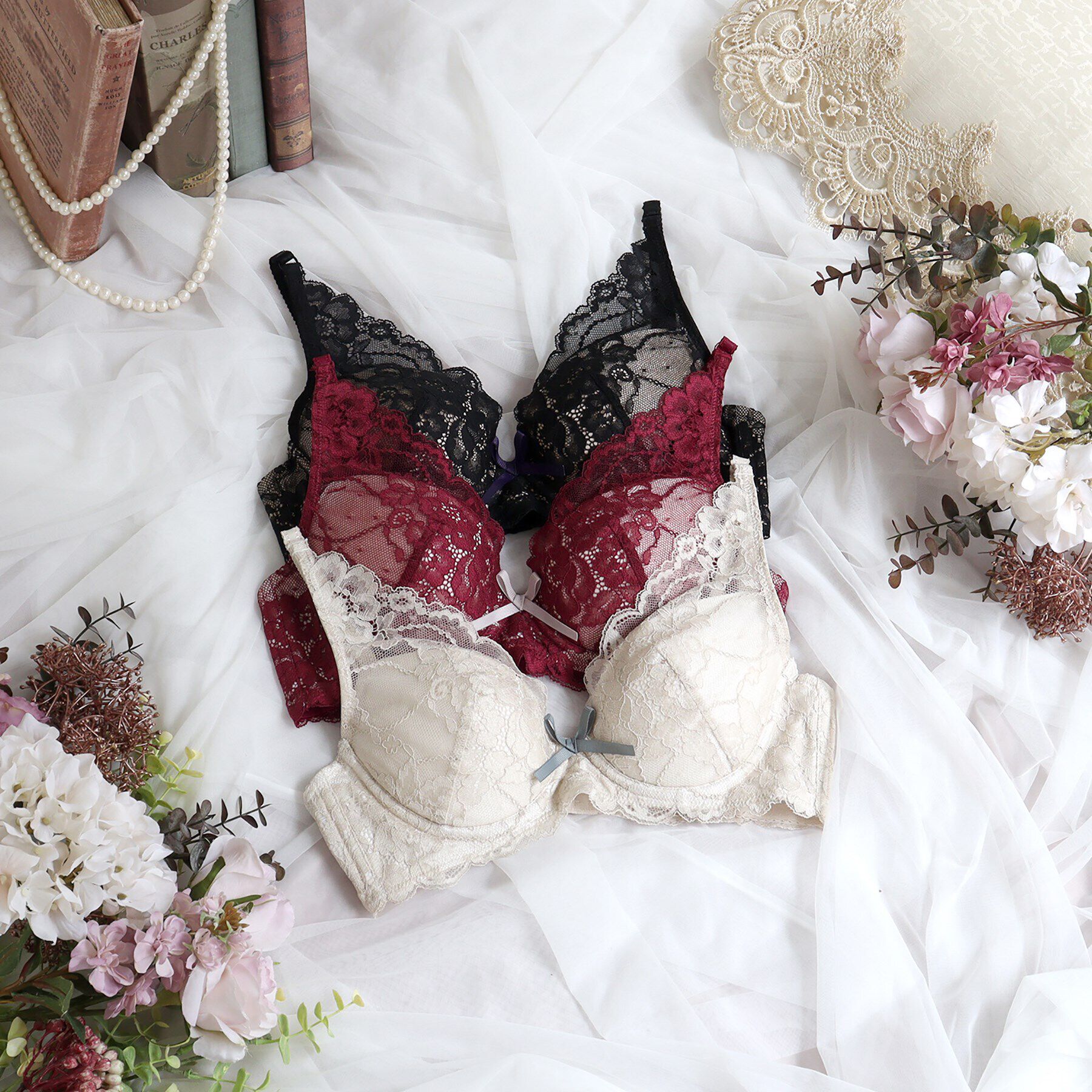 Risa Magli「ノーラ ブラジャー（B-D）＜スウィートリッチ＞」|インナー|