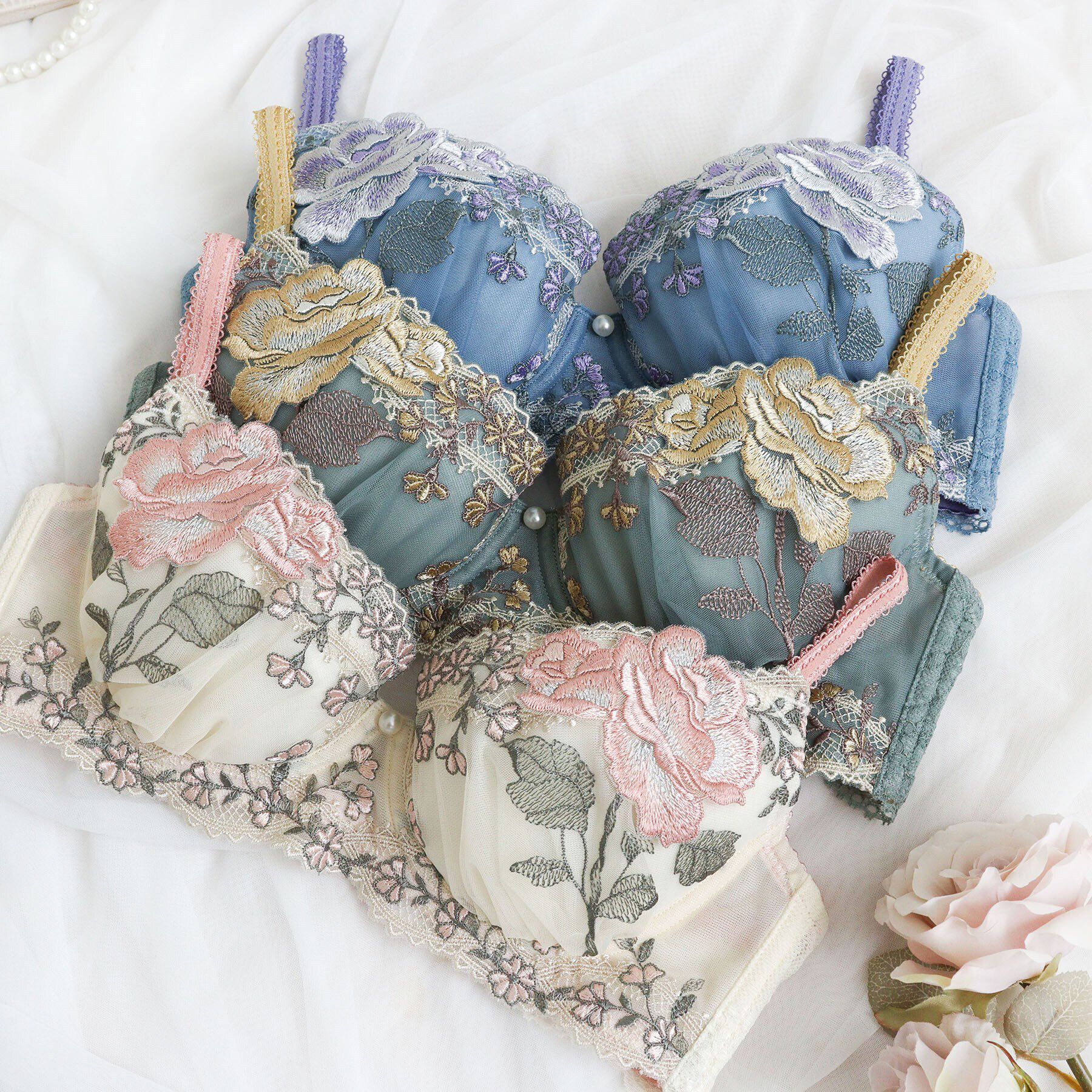 Risa Magli「フロリーナ ブラジャー（E-F）＜N Make Type＞」|インナー|