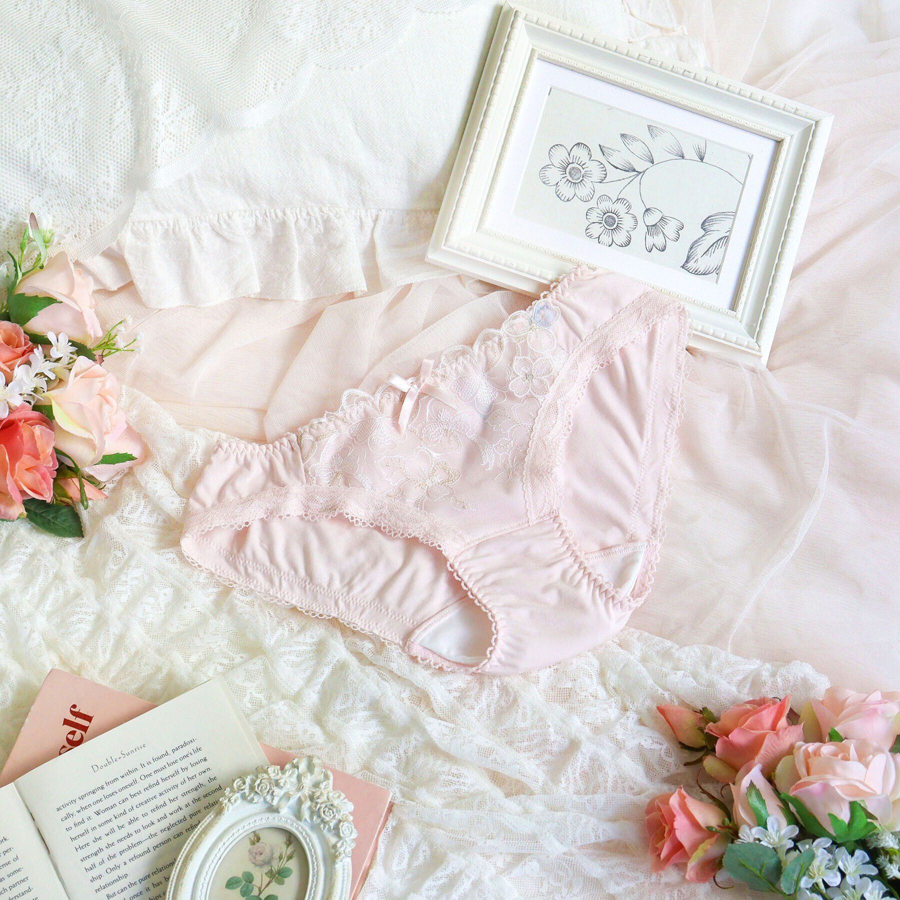 Risa Magli「マティア サニタリーショーツ」|インナー|ピンク(071)