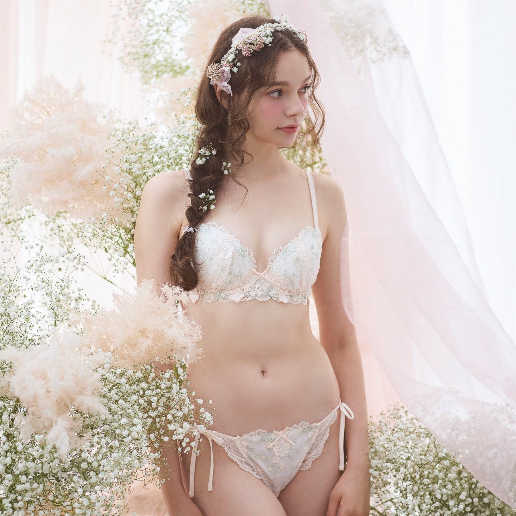 Risa Magli「シュクリエ ブラジャー（E-F）」|インナー|