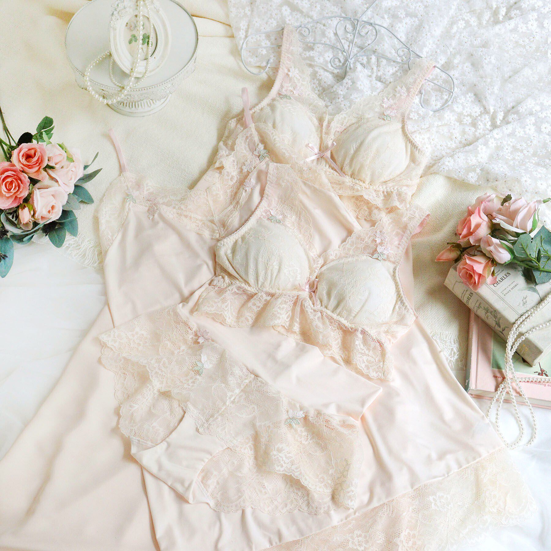 Risa Magli「エルマ カップ付マキシワンピース」|インナー|