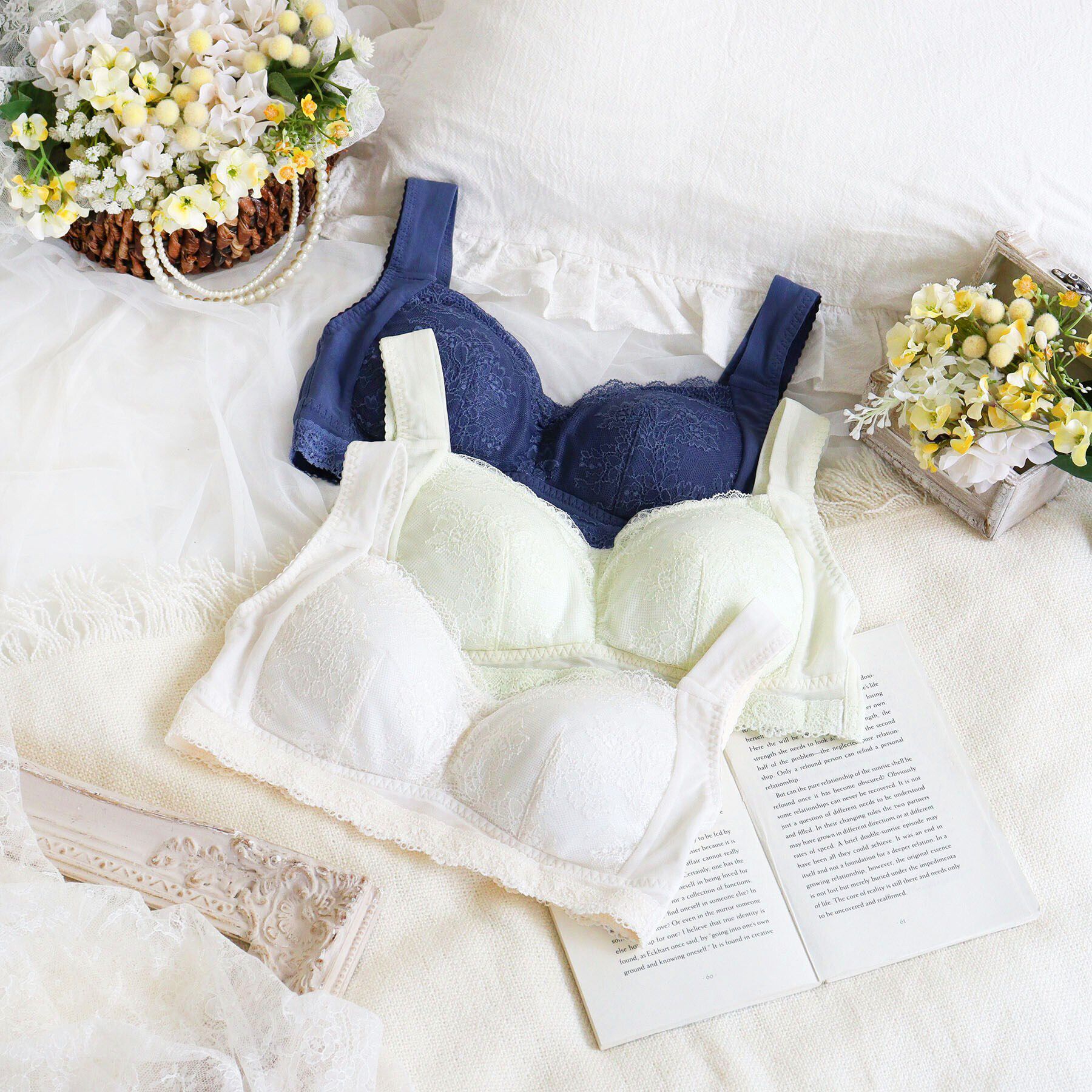 Risa Magli「イリーナ おやすみブラ（M-L）」|インナー|