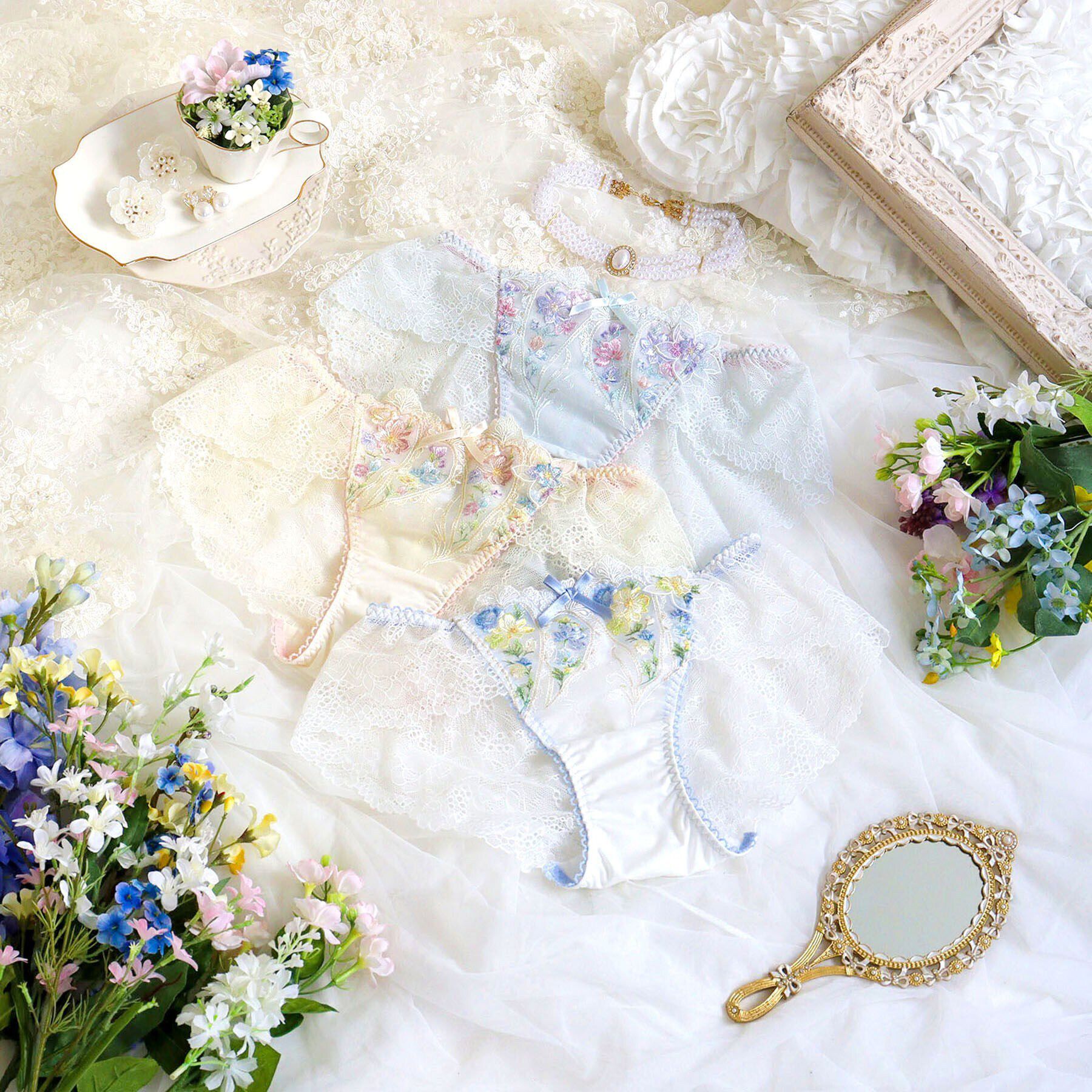 Risa Magli「フロリタ レースショーツ」|インナー|